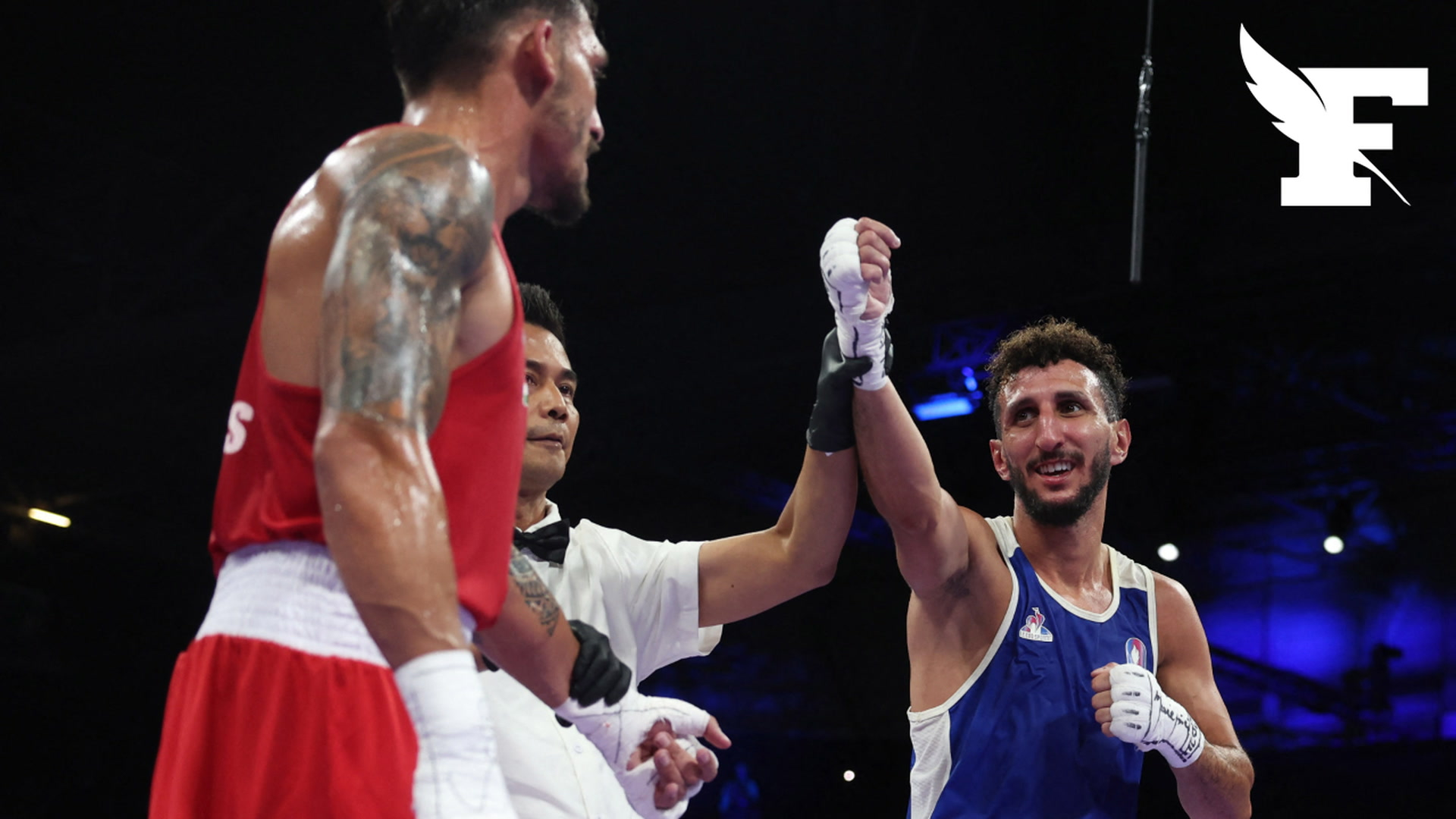 JO Paris 2024: le boxeur français Sofiane Oumiha qualifié en demi-finale