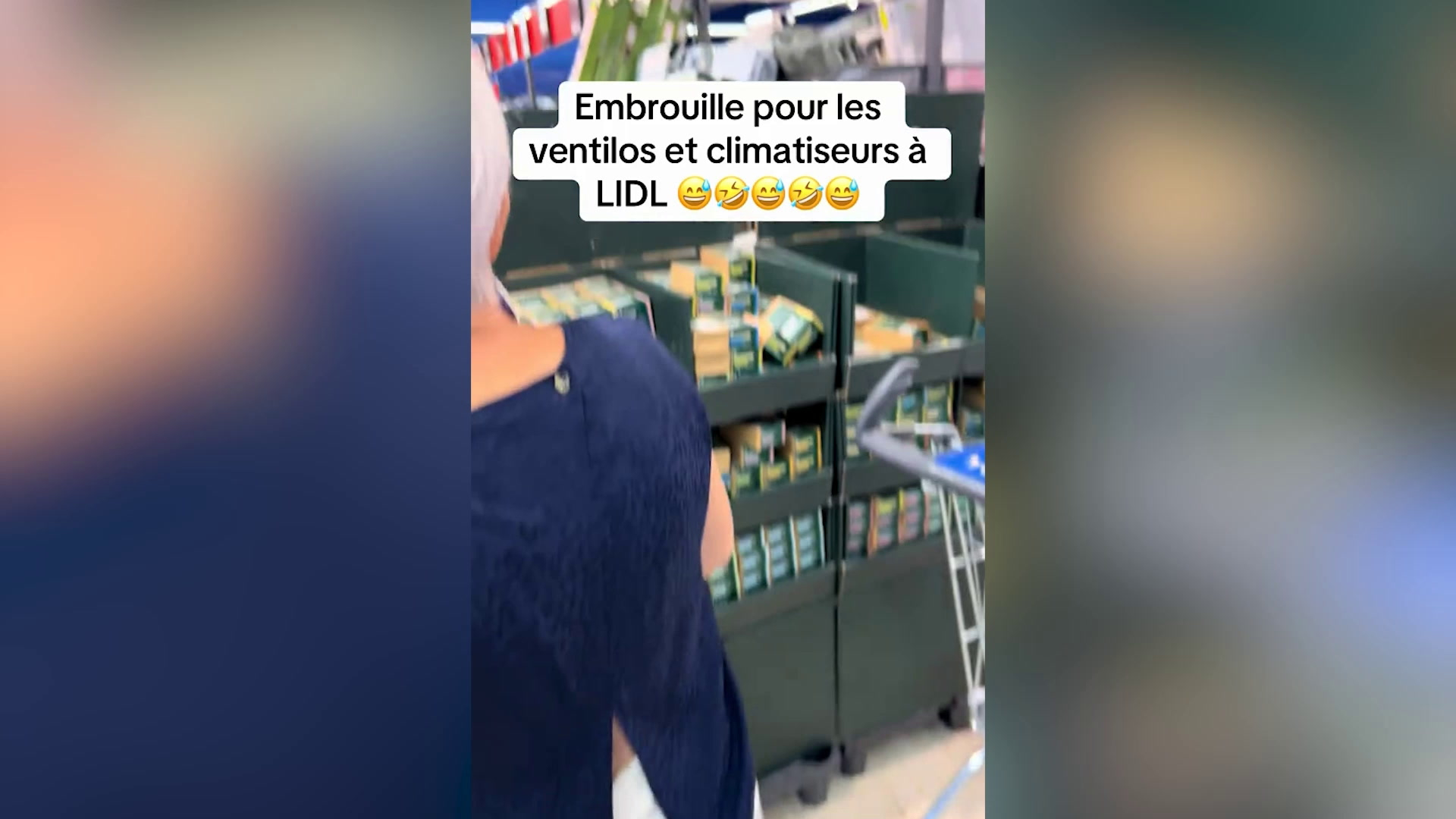 Les images des cohues chez Lidl pour des climatiseurs et des ventilateurs