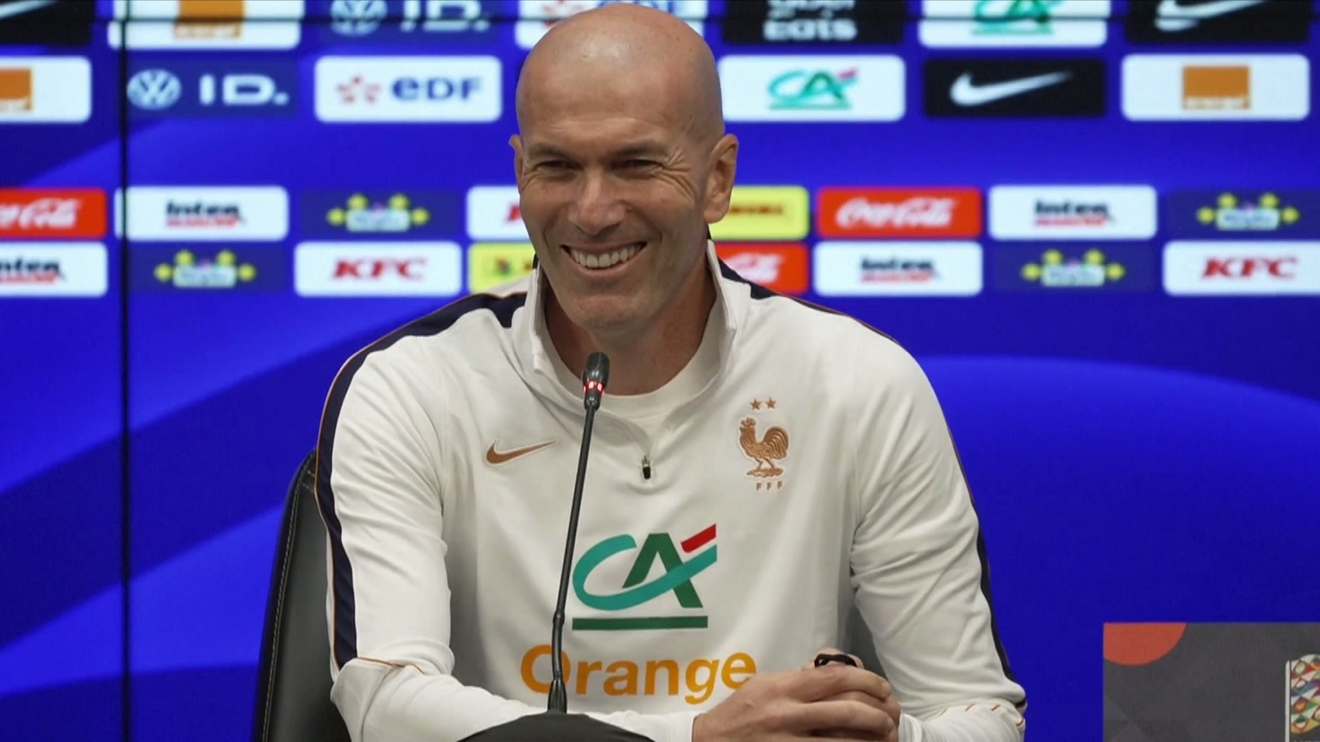 Zinédine Zidane : «aujourd'hui je ressens une immense émotion de pouvoir être là»