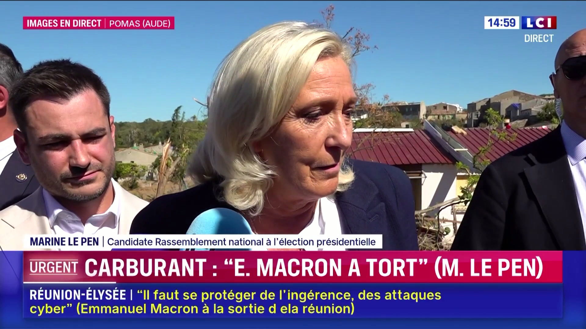 Prix des carburants: «Baisser les taxes, c’est la seule possibilité», estime Marine Le Pen