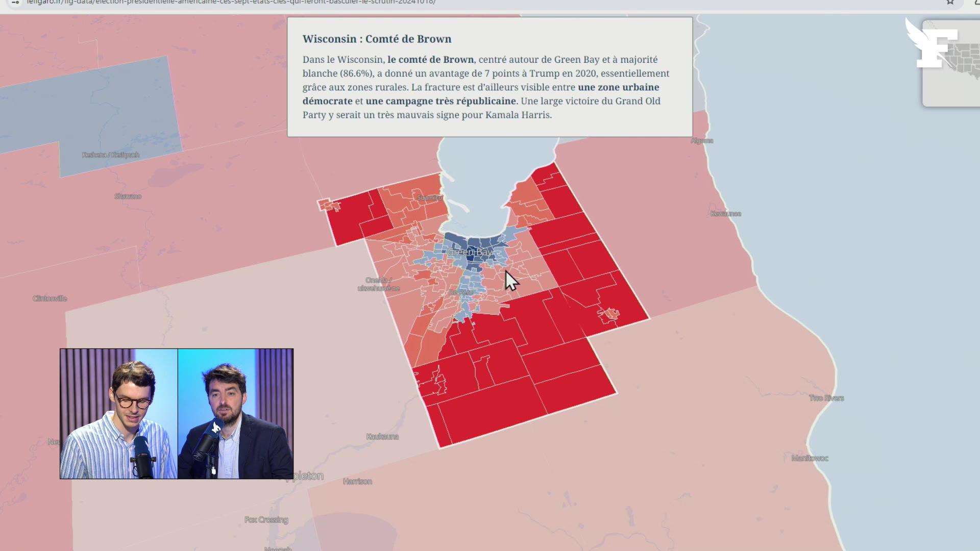 Présidentielle américaine remporté par Trump en 2016, le Wisconsin
