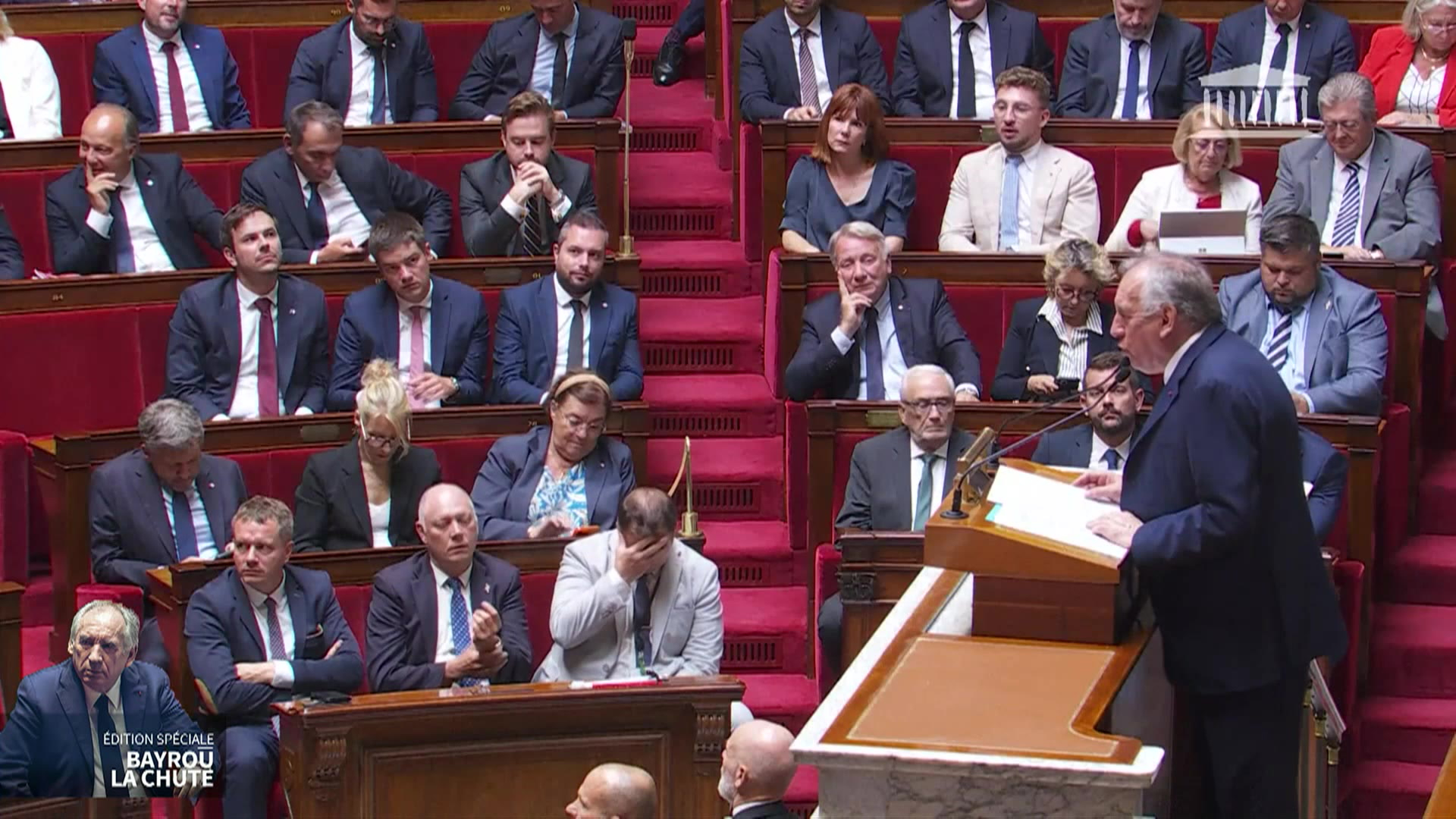 Chute du gouvernement Bayrou: les moments forts du vote de confiance à l'Assemblée nationale