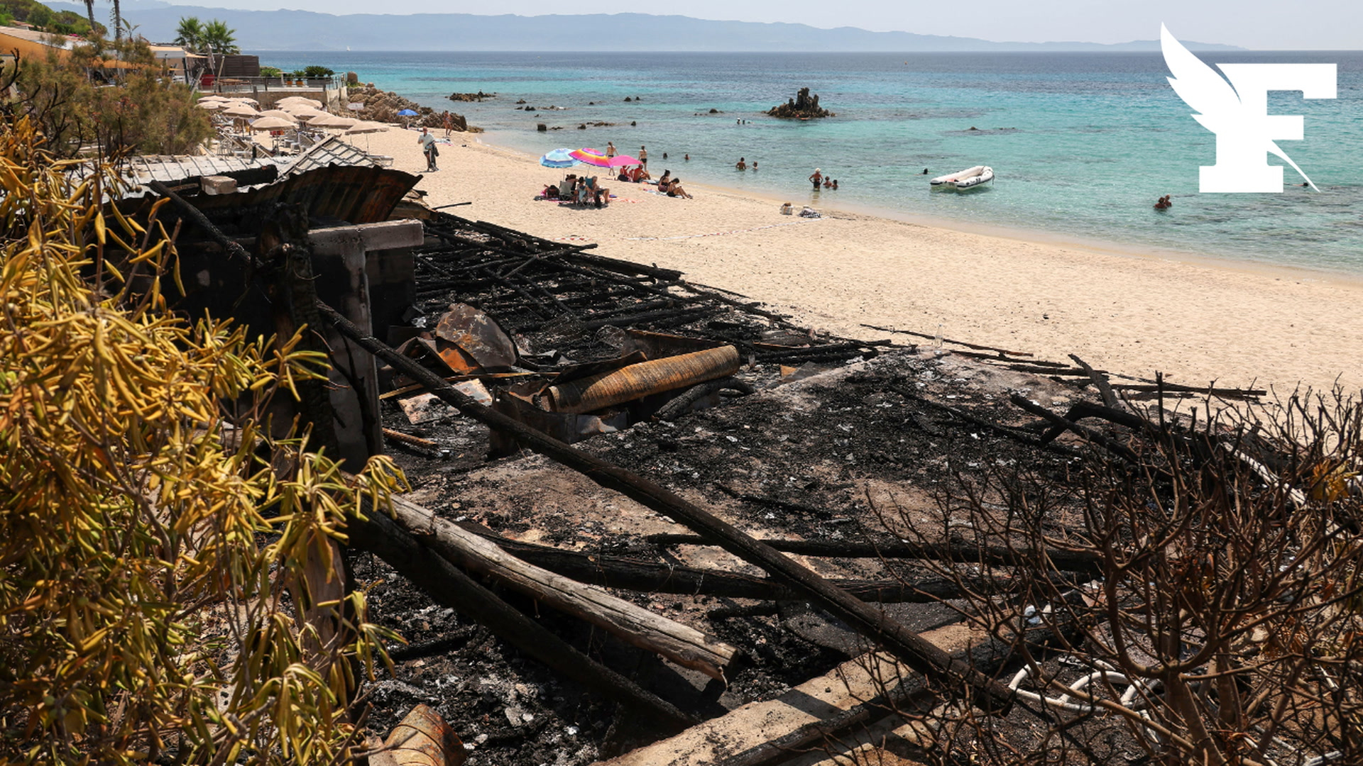 Corse : un nouvel incendie de paillotte fait deux blessés à Sorbo-Ocagnano