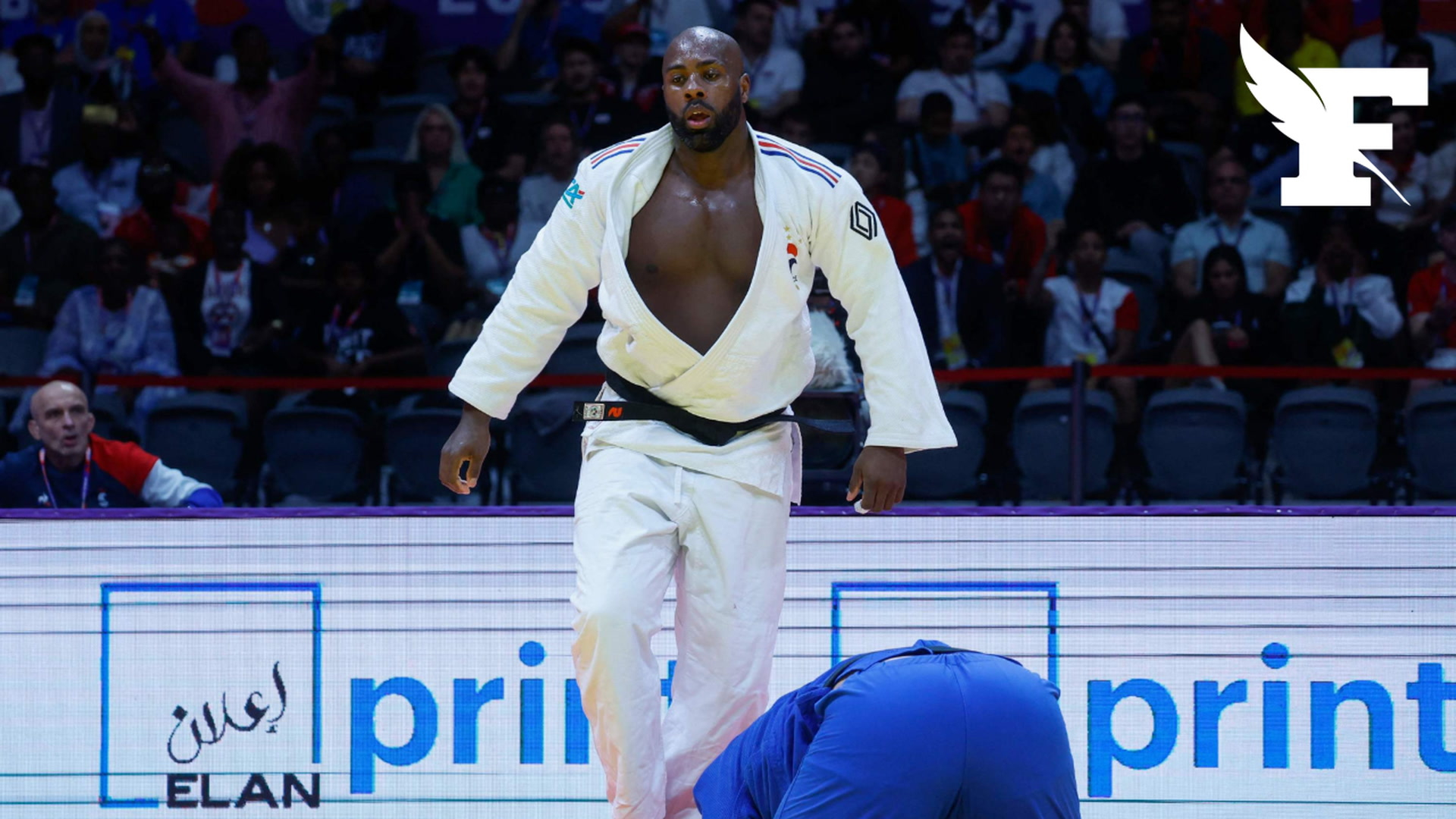 Judo Teddy Riner remporte la finale des poids lourds et décroche un