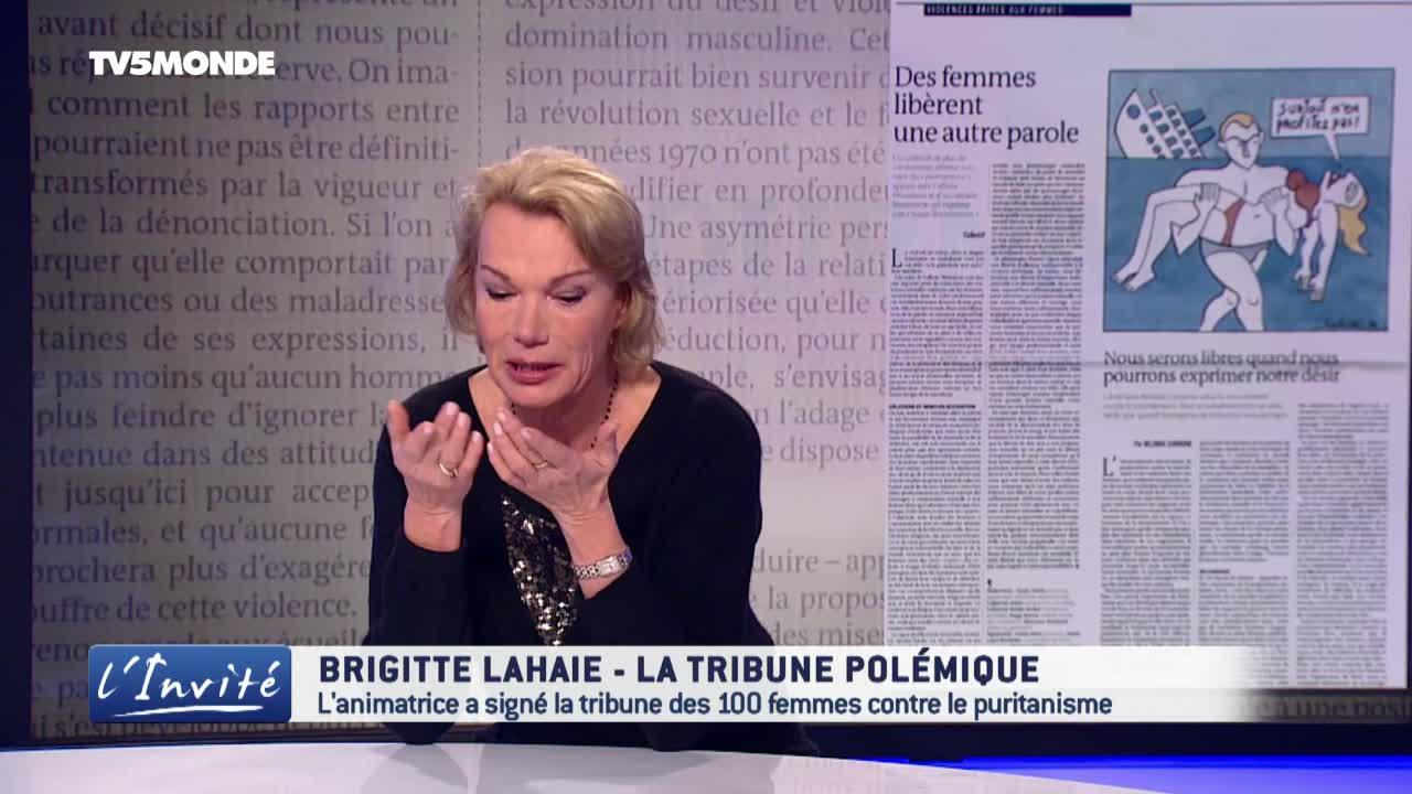 Brigitte Lahaie, une minute avant son direct sur RMC