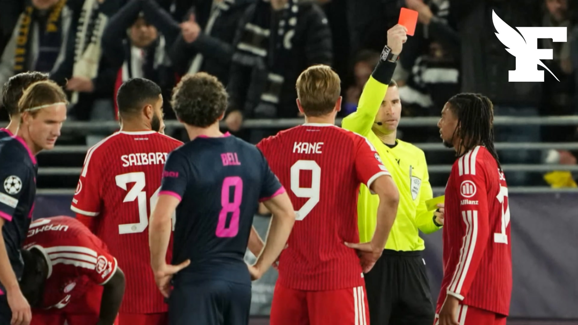 Ligue des champions : Michael Olise exclu après un mauvais geste