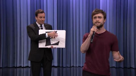 Daniel Radcliffe rappe l'alphabet à la télévision américaine