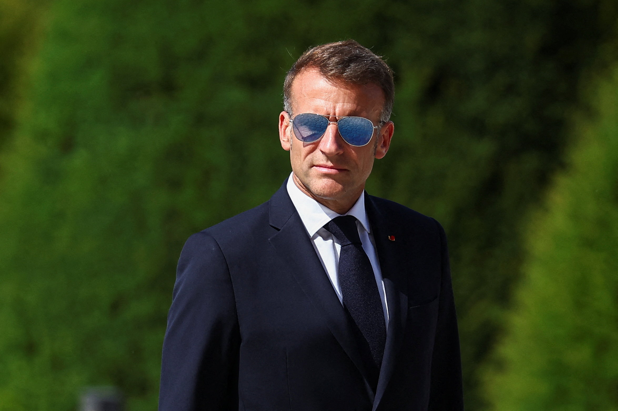 Emmanuel Macron prononce un discours au Congrès mondial contre la peine de mort