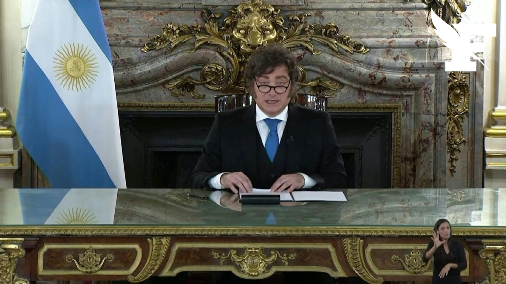 Javier Milei affirme sentir des «vents favorables» à la revendication de l'Argentine sur les Malouines