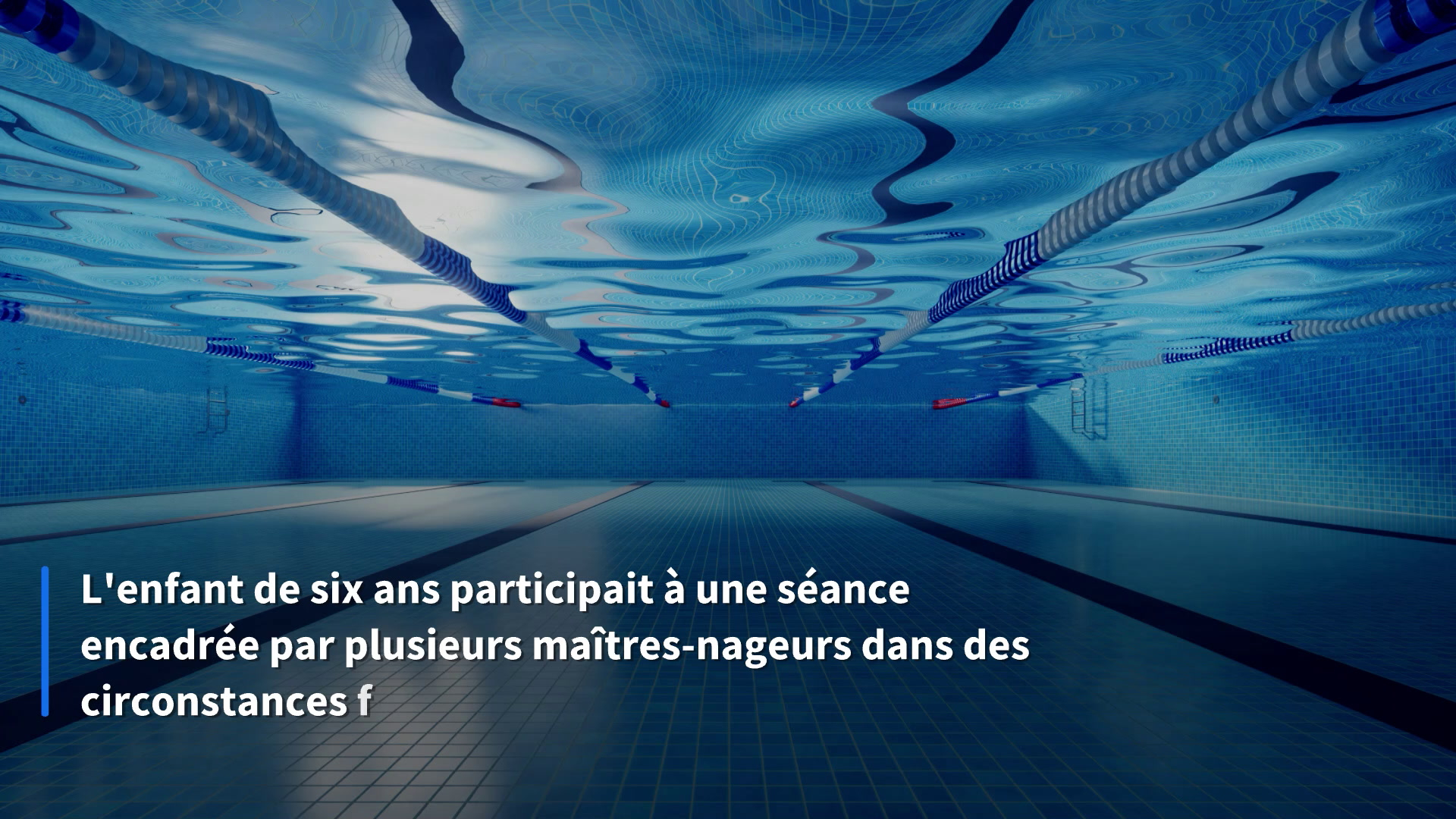 Eure : un enfant de six ans se noie lors d'une séance de natation