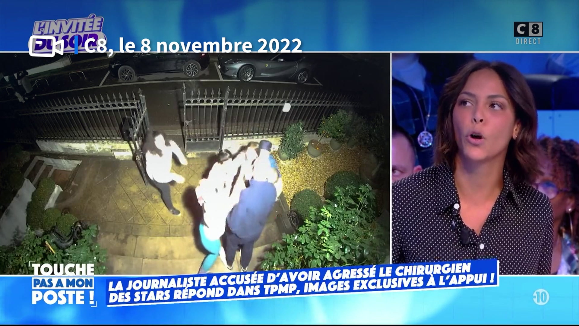 «Il force le passage de chez moi», se défend la journaliste Mélodie Stewenson accusée d'avoir agressé le chirurgien des stars