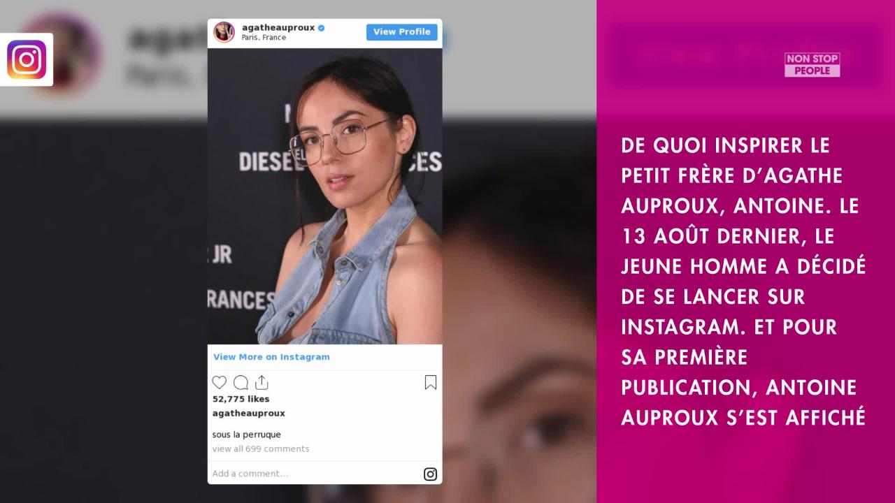 Non Stop People - Agathe Auproux prend la pose avec son petit frère et il  est canon !