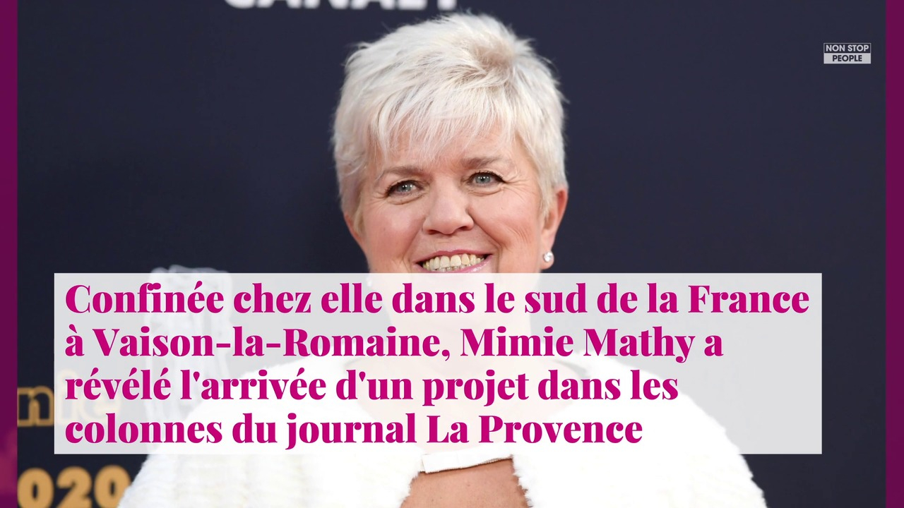 Maison Mimi Mathy Vaison La Romaine Non Stop People - Les Enfoirés : Mimie Mathy révèle la préparation d'un  projet pour soutenir le personnel soignant