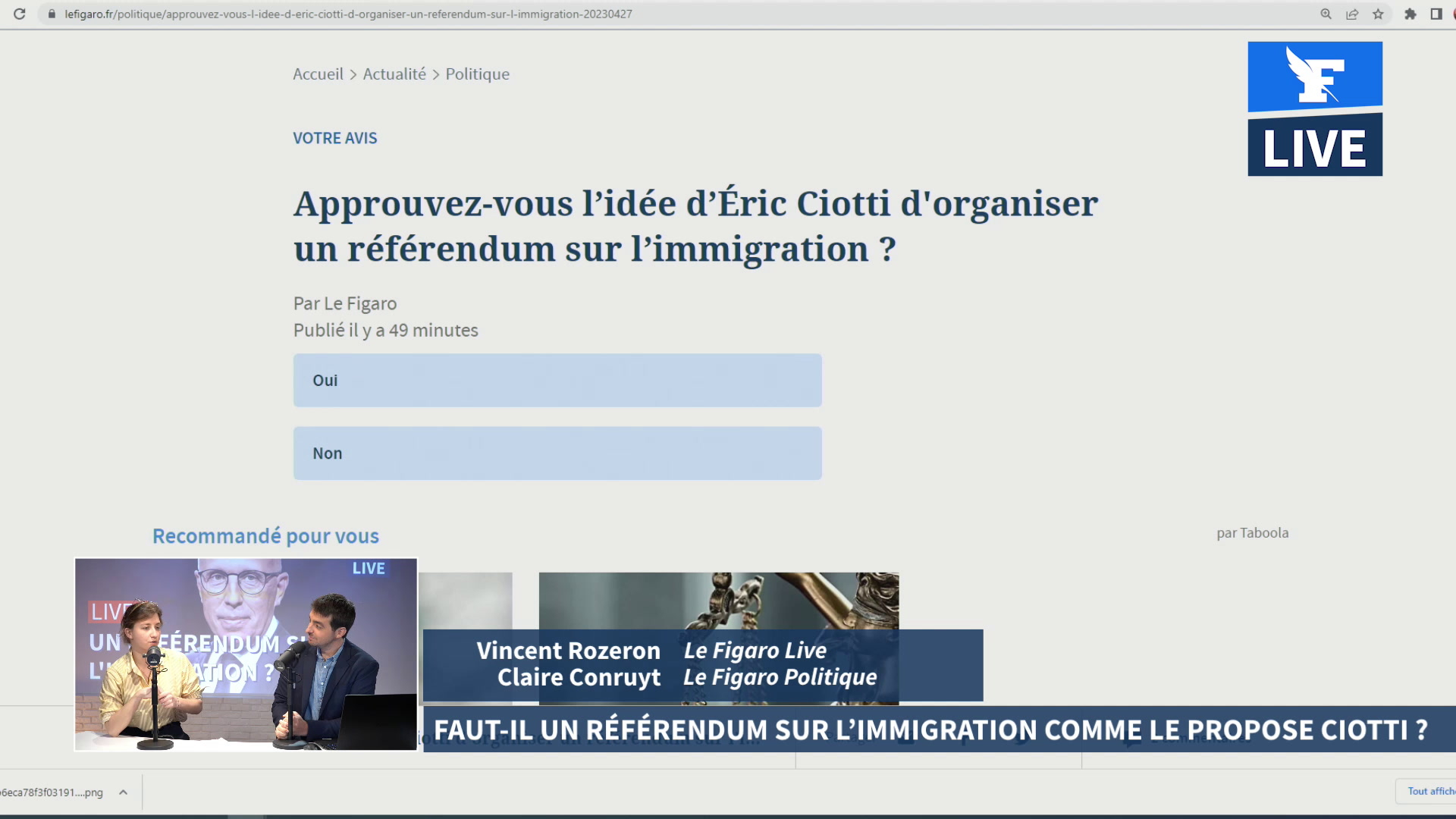 Pourquoi Éric Ciotti Veut-il Un Référendum Sur L’immigration? La ...