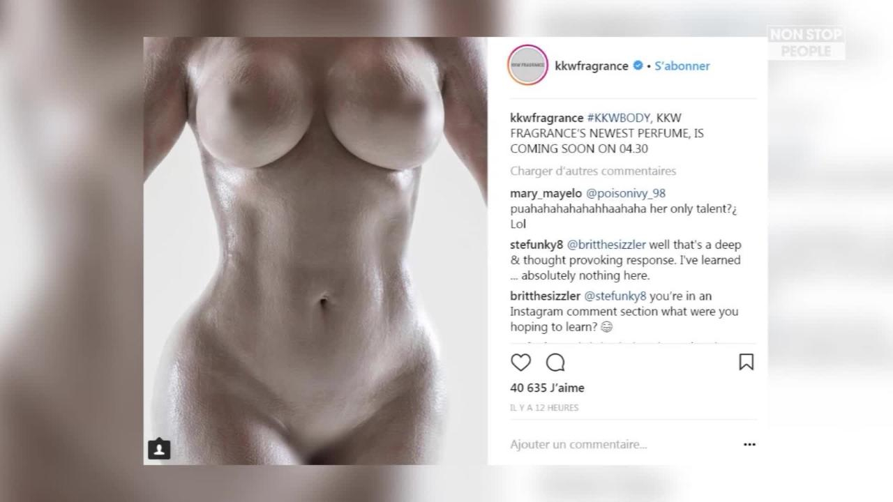 Kim Kardashian entièrement nue sur la Toile : elle dévoile des photos  sulfureuses