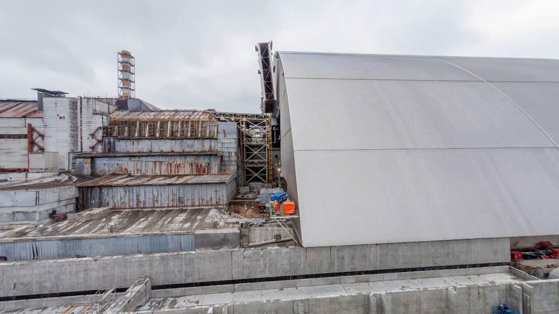 Le sarcophage de Tchernobyl