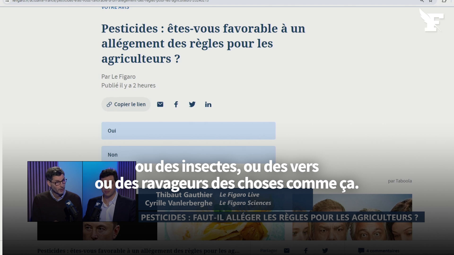 Pesticides: «Le plan Écophyto a une importance majeure pour la biodiversité en Europe», assure Cyrille Vanlerberghe
