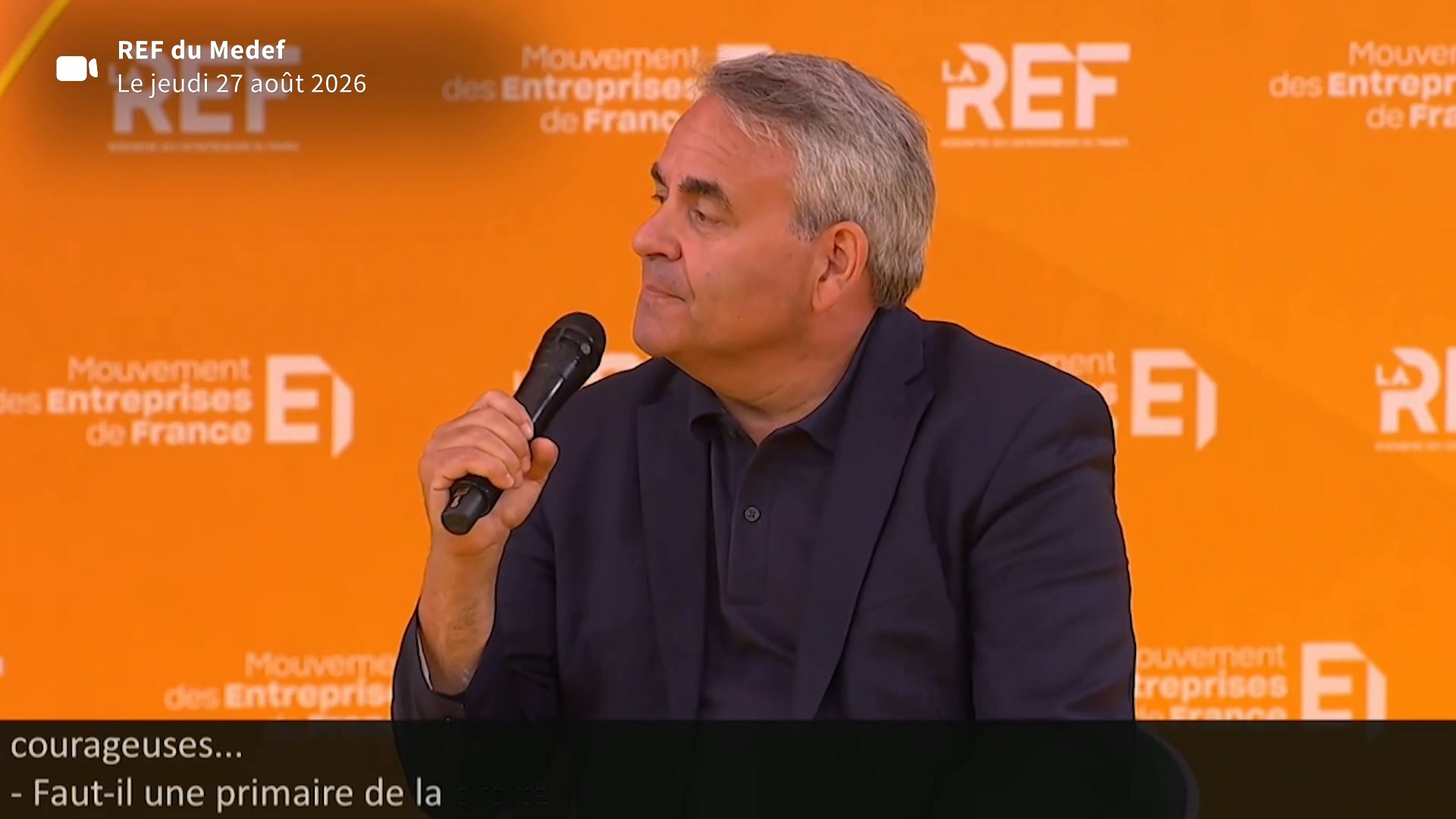 Xavier Bertrand annonce qu'il «sera» candidat à l’élection présidentielle de 2027