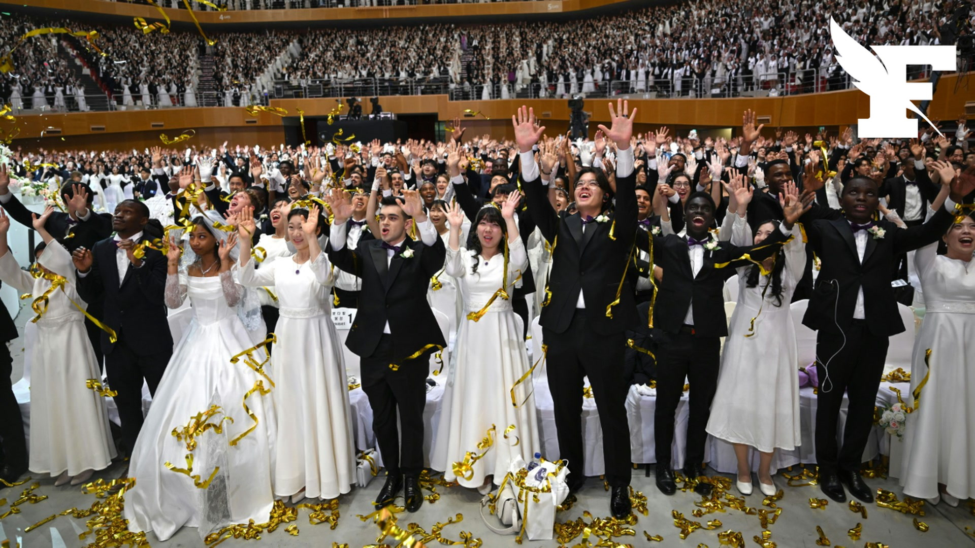 En Corée du Sud, une secte organise le mariage massif de milliers de couples
