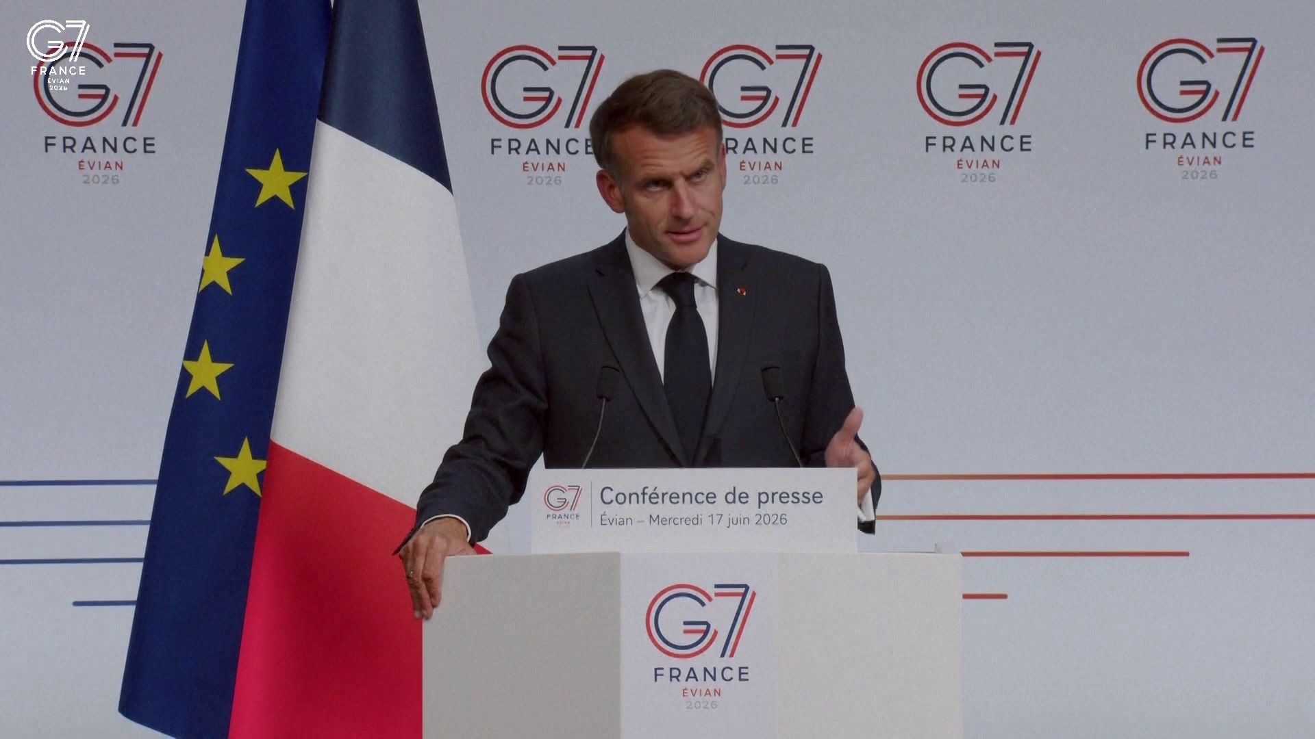 Guerre en Ukraine: Emmanuel Macron salue une «remobilisation» du G7 «extrêmement importante» pour faire pression sur Moscou