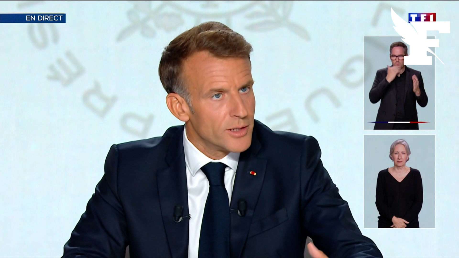 «Notre intérêt c'est de baisser les prix avant les taxes», lance Emmanuel Macron