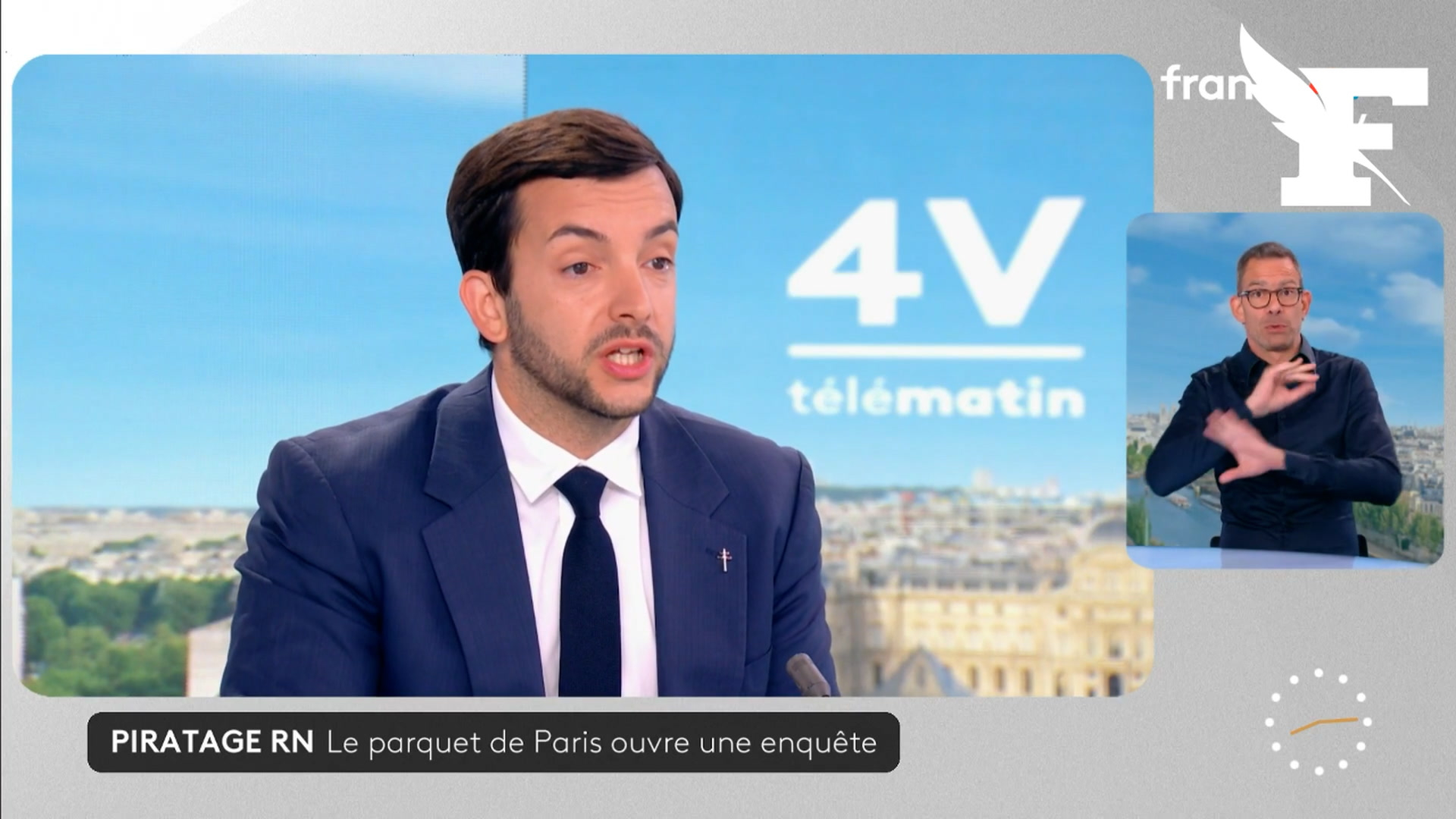 Piratages visant le RN : «Un parti politique ne peut pas se protéger davantage que ne se protège l'État», lance Jean-Philippe Tanguy