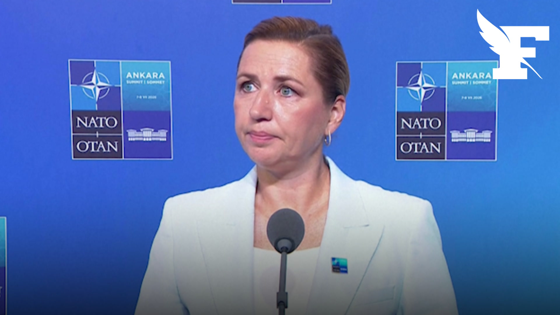 Sommet Otan : «Le Groenland n'est pas à vendre», réaffirme la Première ministre danoise, Mette Frederiksen