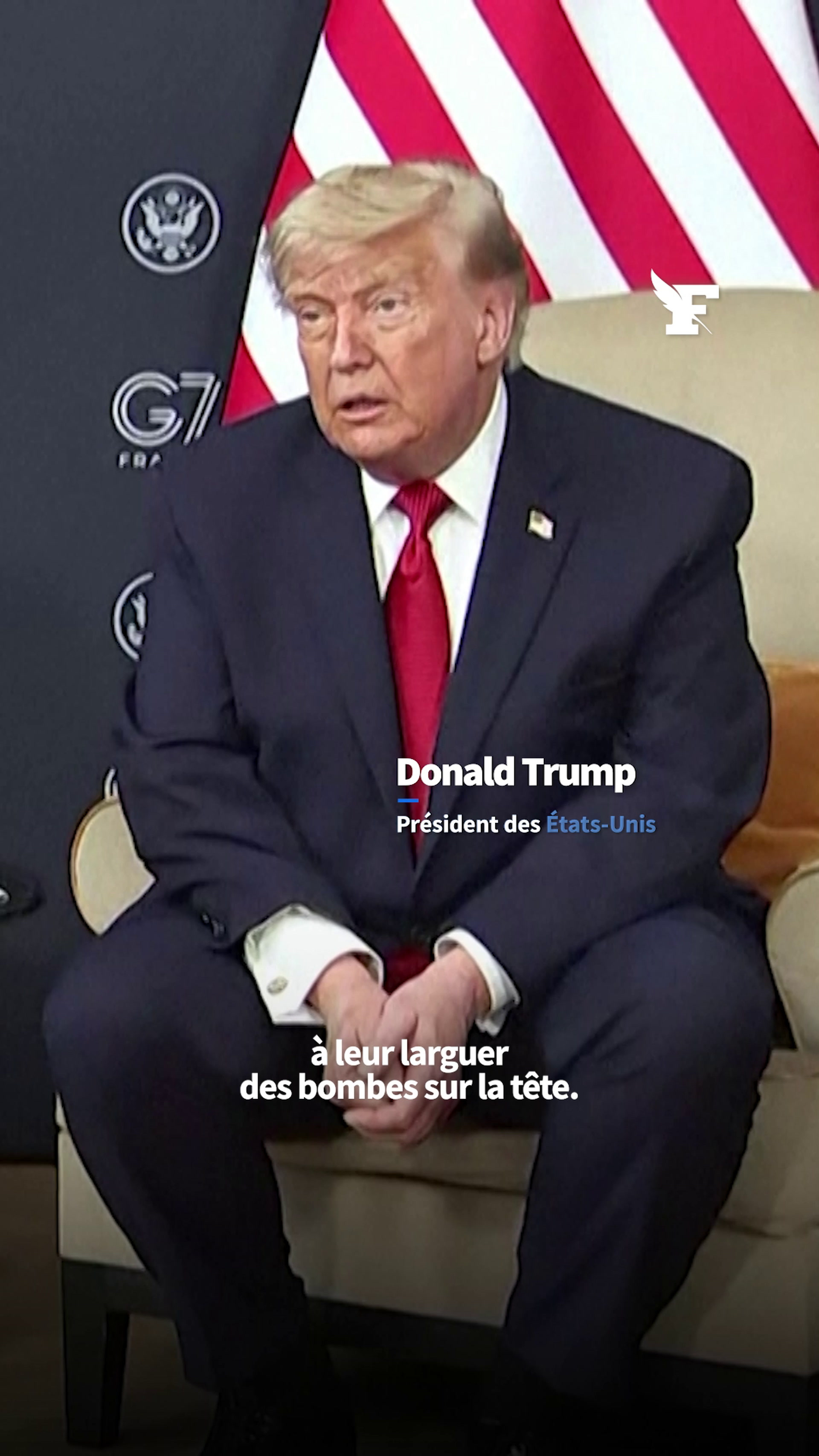 Donald Trump menace de «balancer des bombes en plein dans la tête» des Iraniens