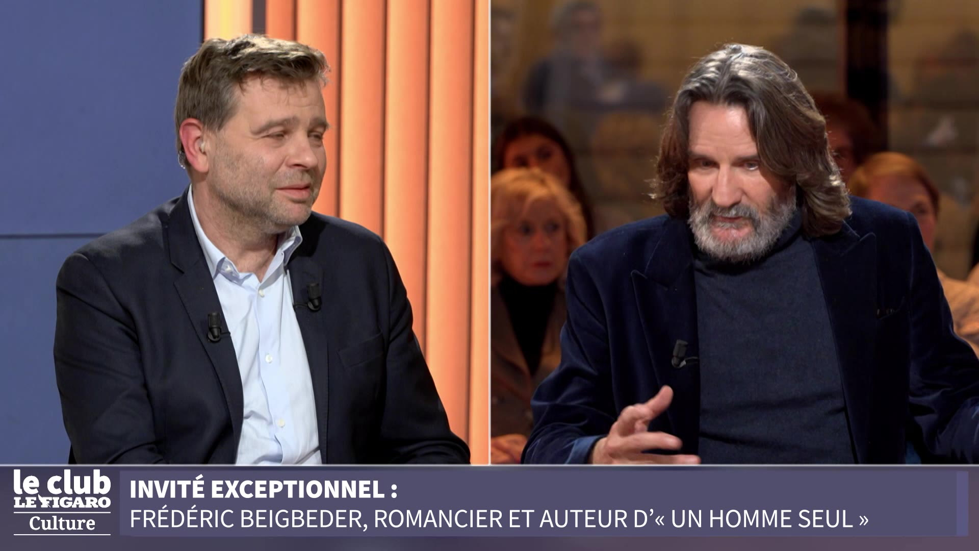 Frédéric Beigbeder est l'invité exceptionnel du Club le Figaro Culture spécial littérature