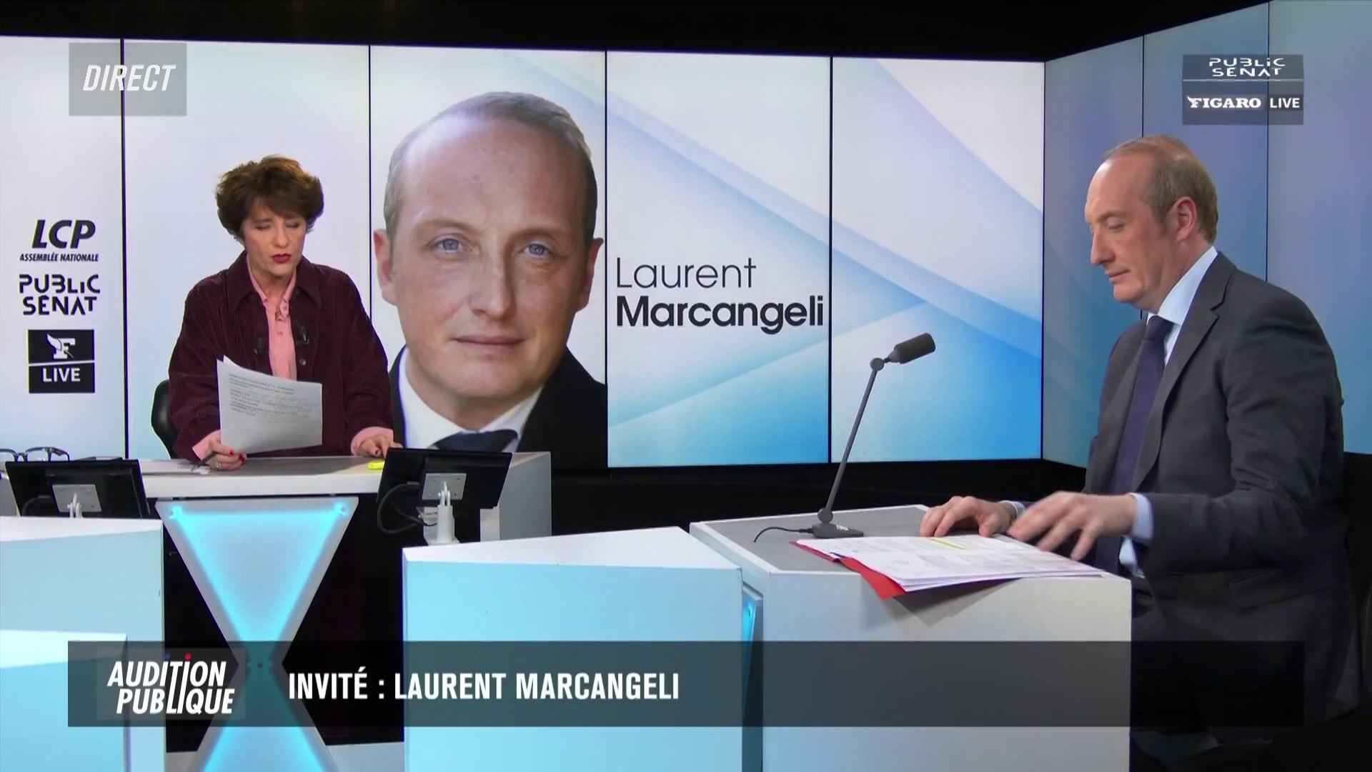 Laurent Marcangeli (Horizon) est l'invité d'Audition publique