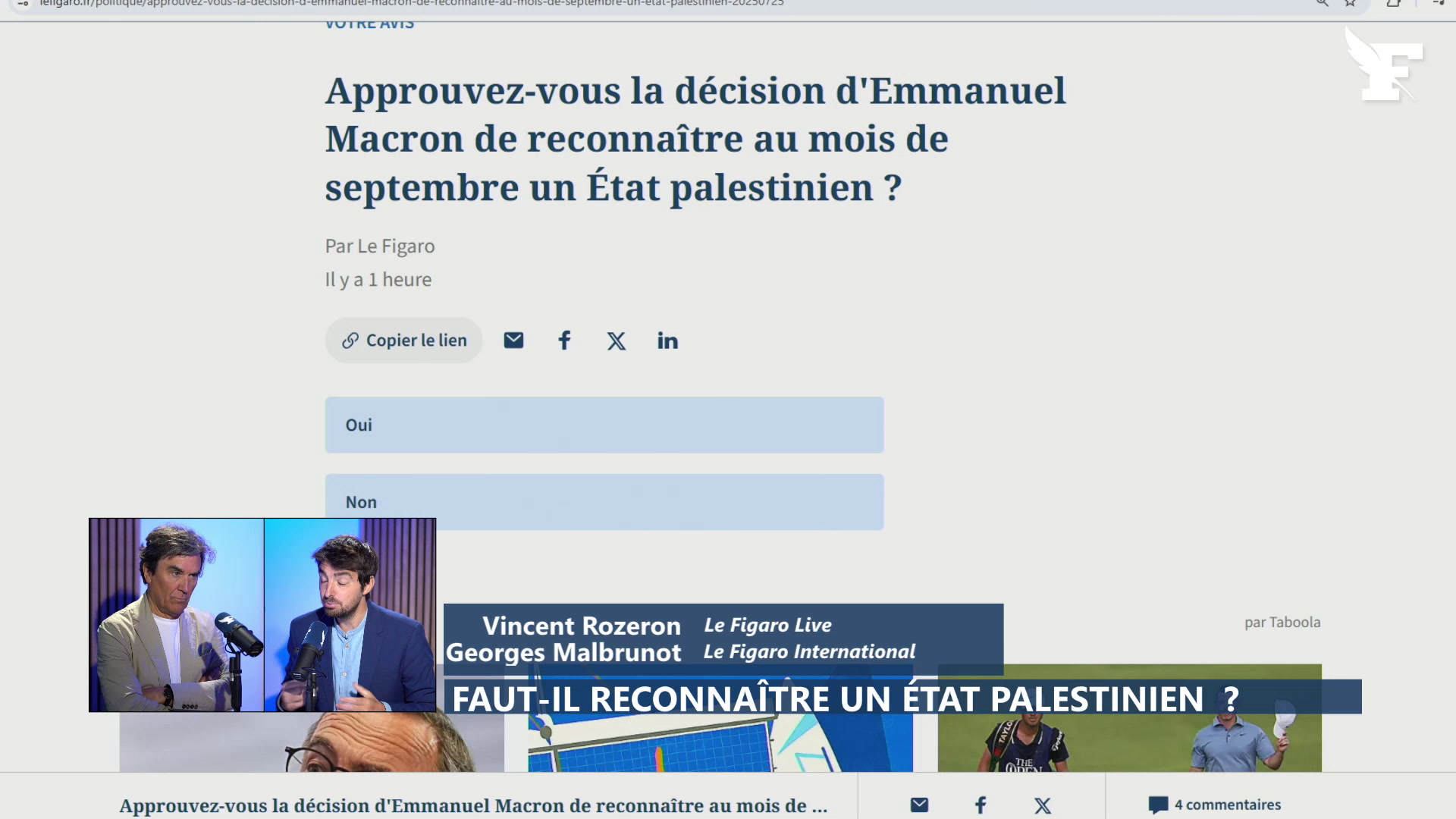 Pourquoi Emmanuel Macron a annoncé la reconnaissance prochaine d'un État palestinien ?