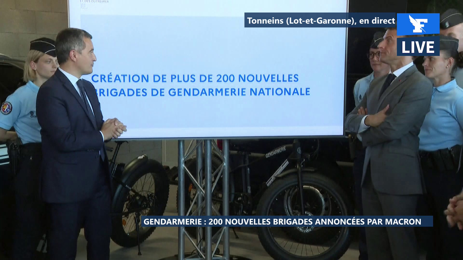 Gérald Darmanin dévoile la carte des nouvelles brigades de gendarmerie