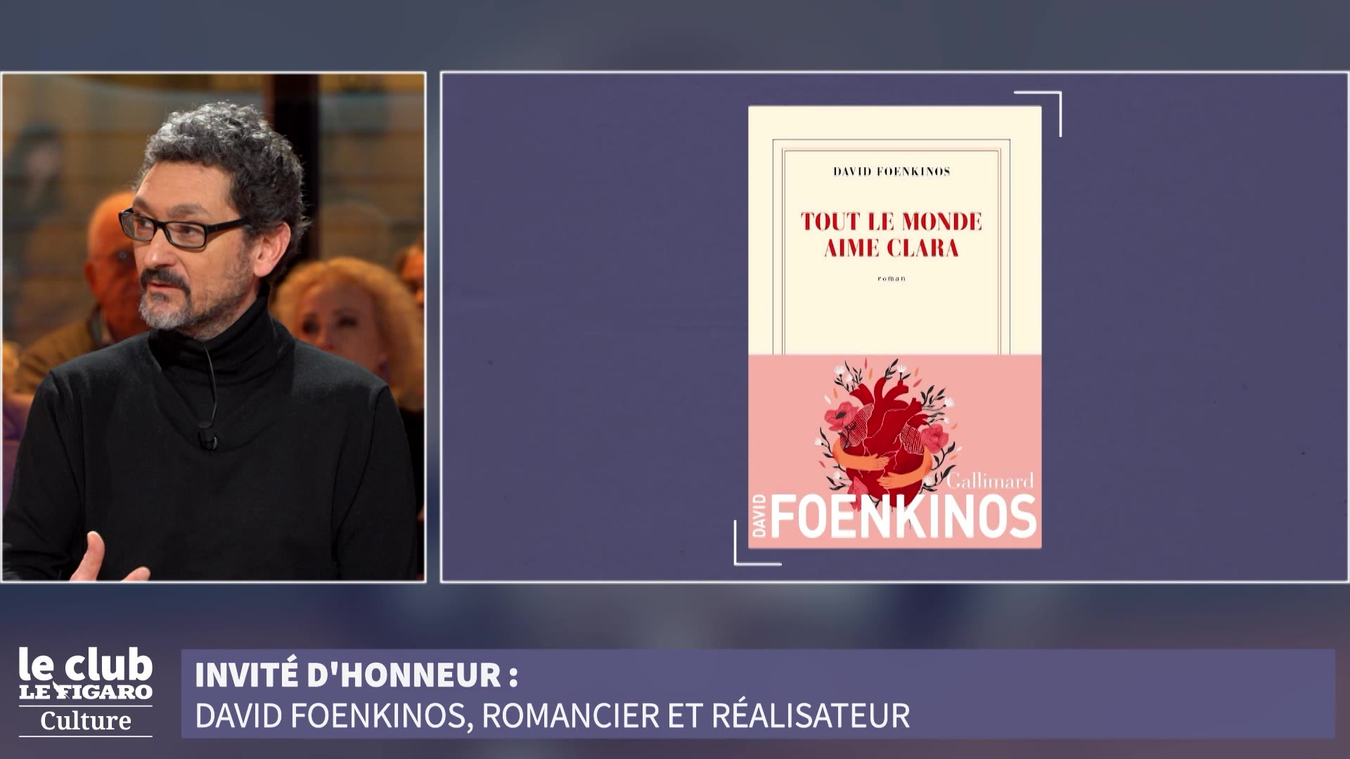 David Foenkinos est l’invité spécial du Club Le Figaro Culture