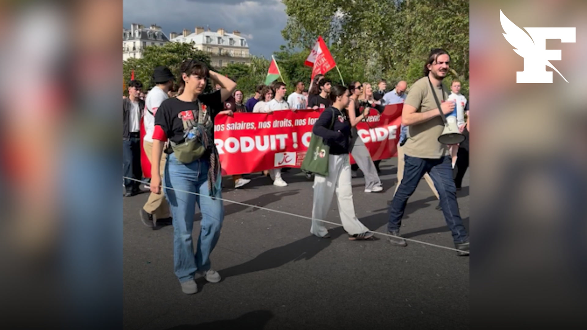 «Libérez Maduro!»: la marche du 1er mai s’achève avec d’ultimes slogans antifascistes