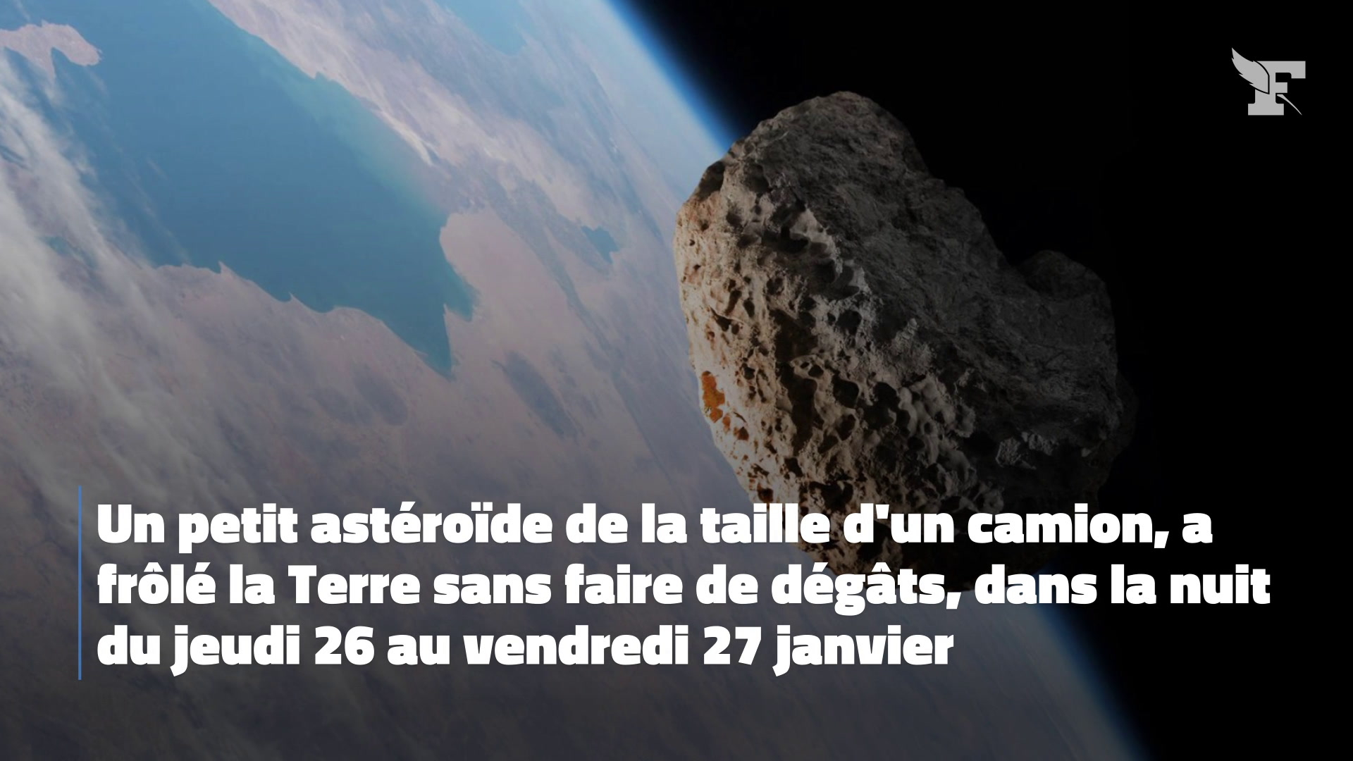 Un astéroïde a frôlé la Terre à une distance record