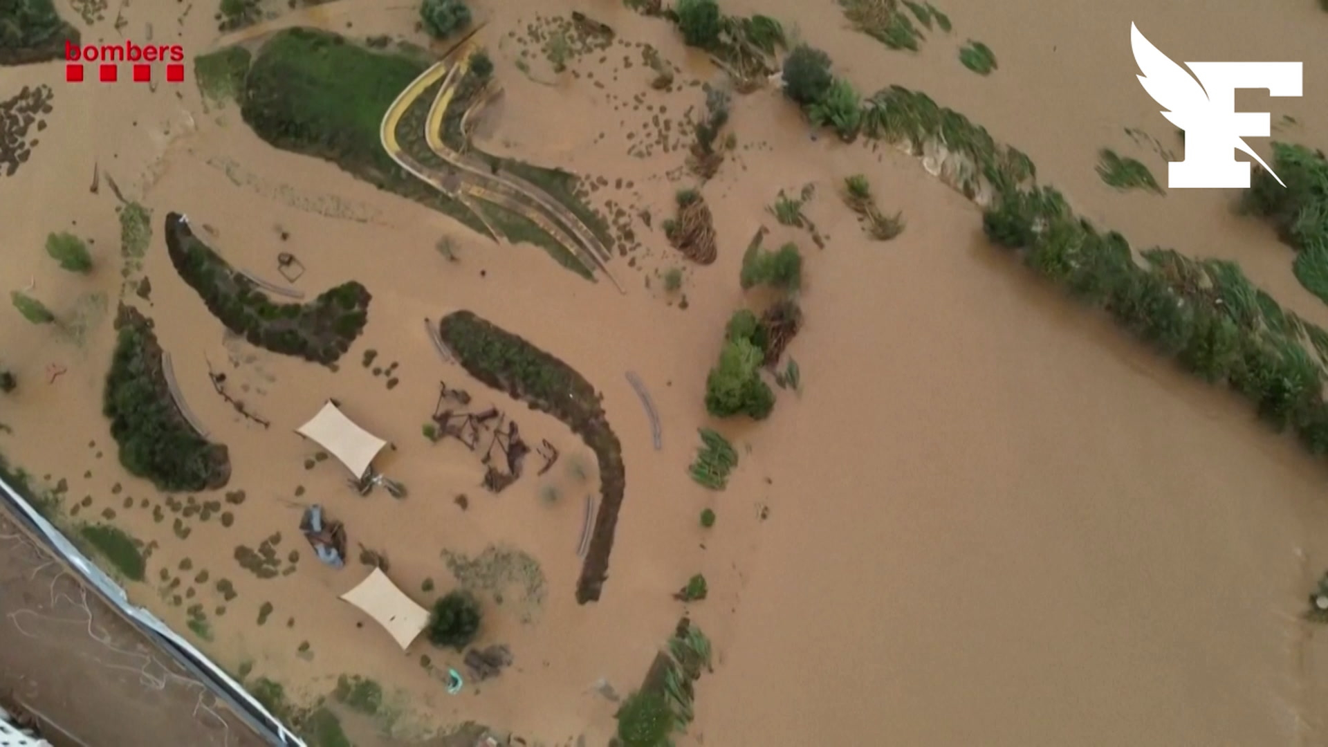 Pluies torrentielles, deux morts dans la province de Barcelone : les images des inondations en Espagne