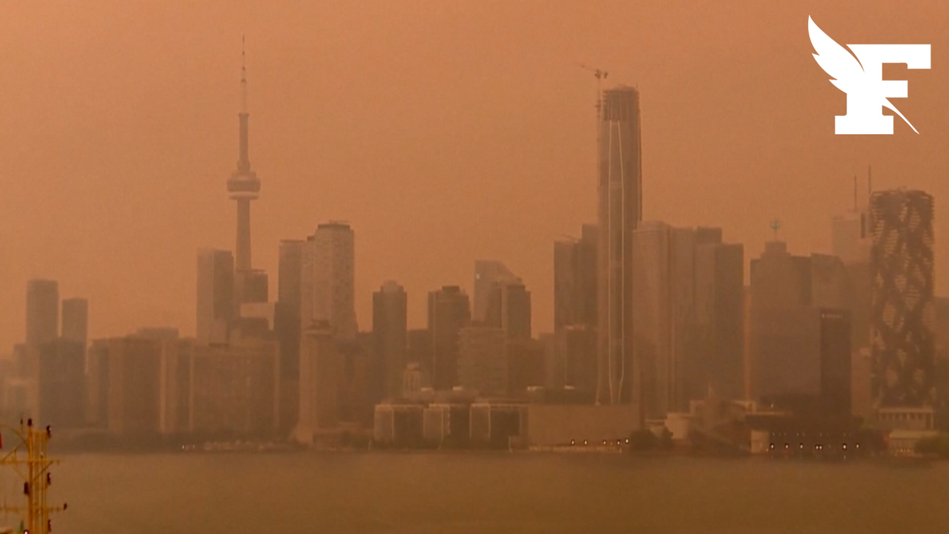 Au Canada, la ville de Toronto est complètement «asphyxiée» par la fumée de feux de forêt