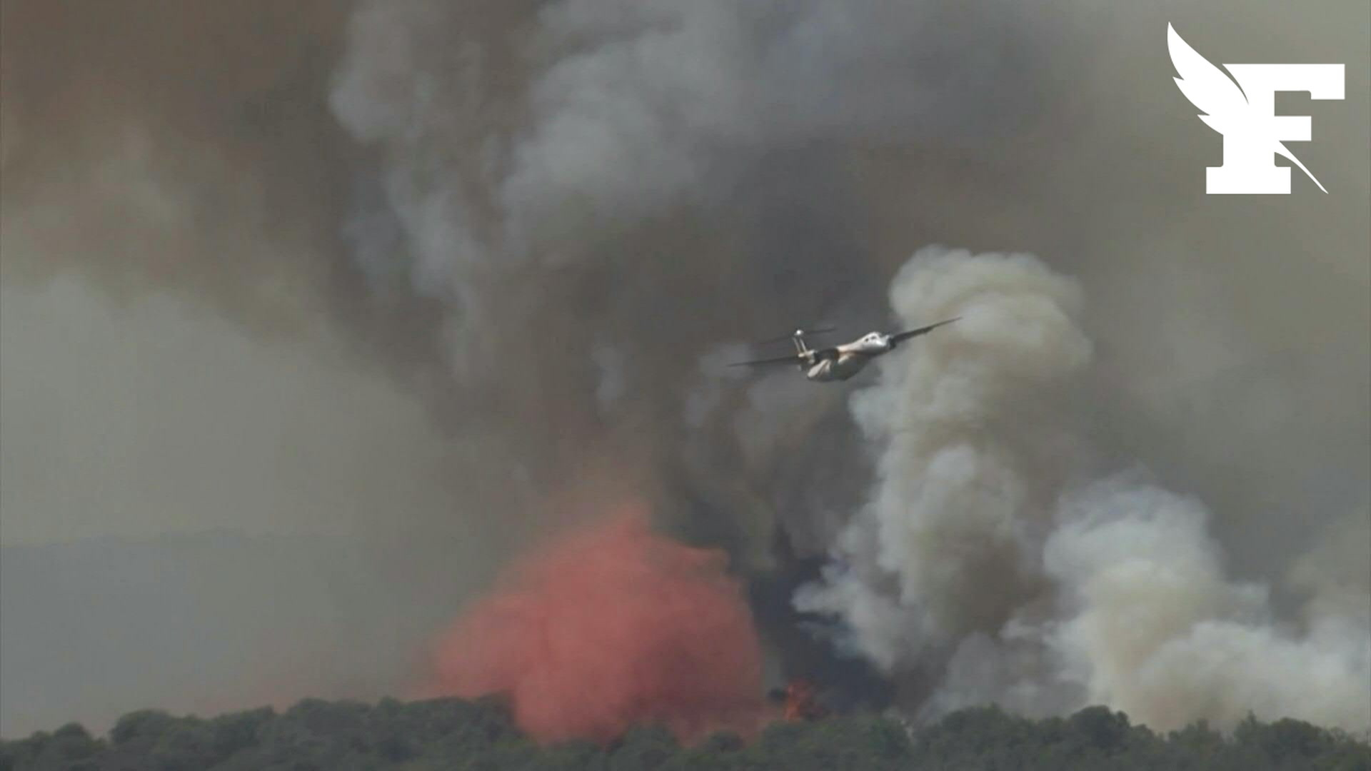 Les images du gigantesque incendie dans les Pyrénées-Orientales, où 10.000 personnes ont été évacuées