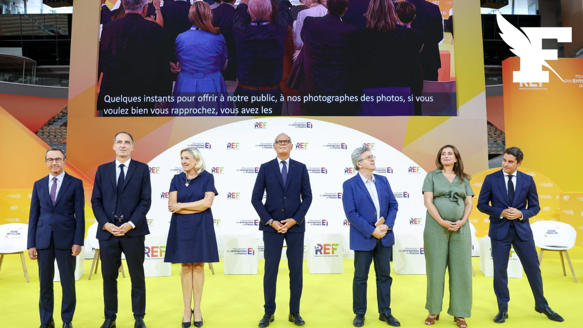 En images, ce qu'il faut retenir du premier débat entre les candidats à la présidentielle 2027