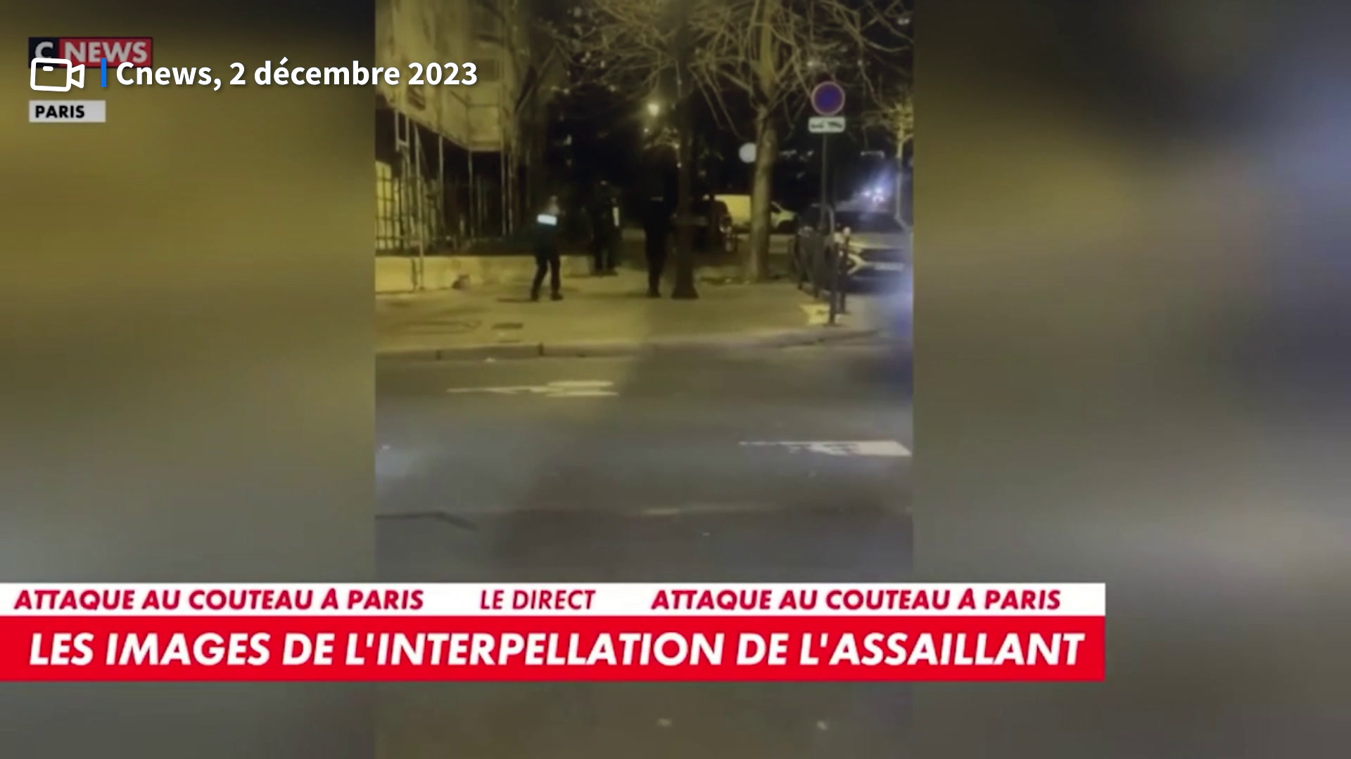 Attaque Au Couteau à Paris Les Images De Lassaillant Interpellé 1704