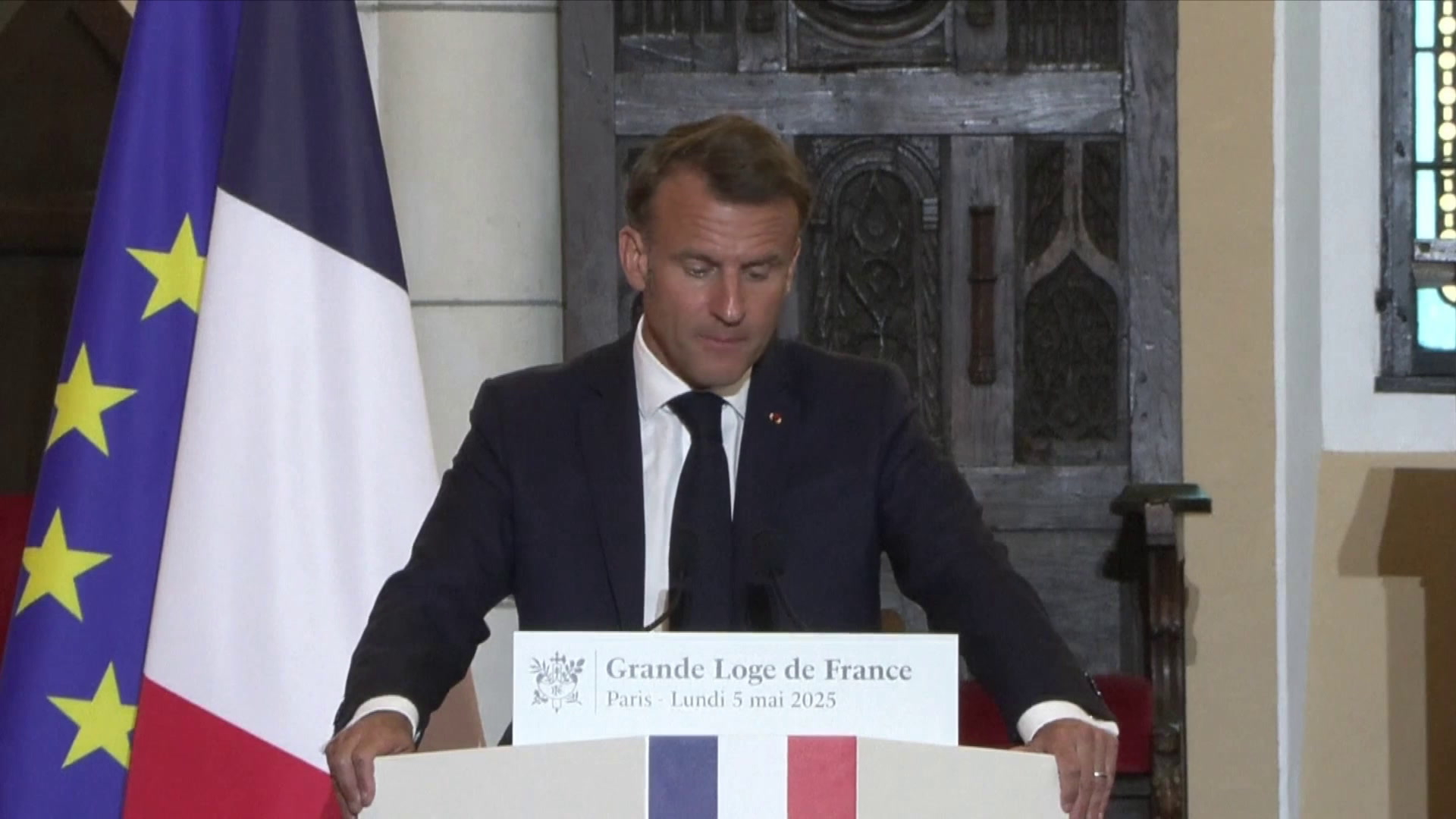 Grande Loge de France: Emmanuel Macron alerte ceux qui veulent «trahir» ou «détourner» la loi de 1905