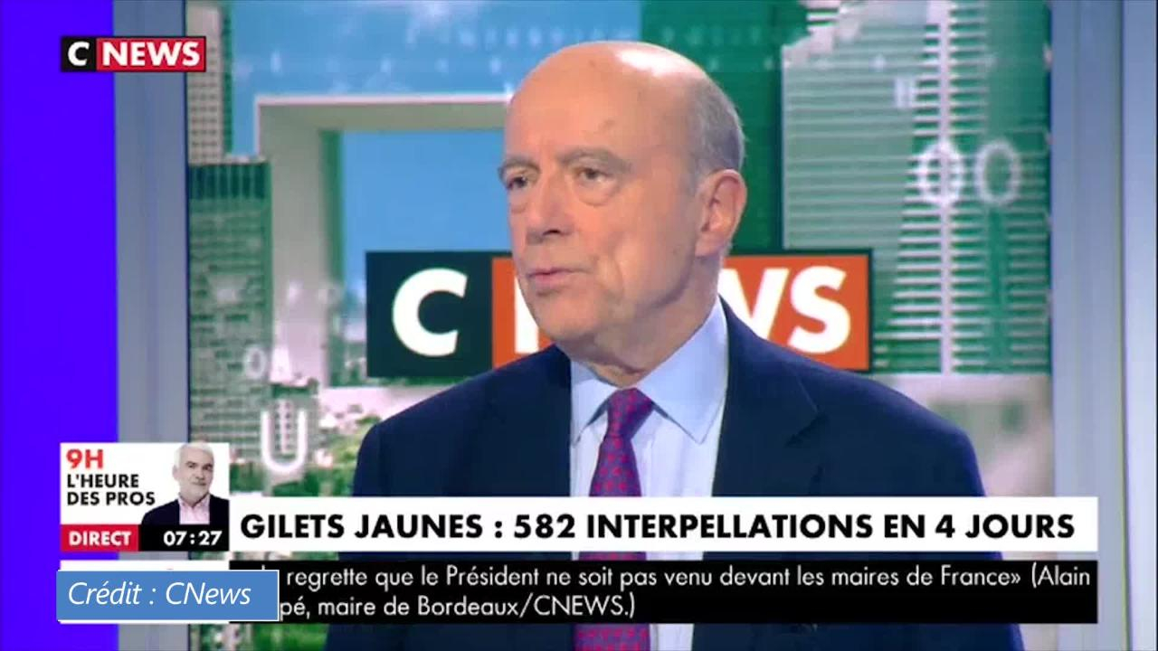 Alain Juppé "La colère est mauvaise conseillère"