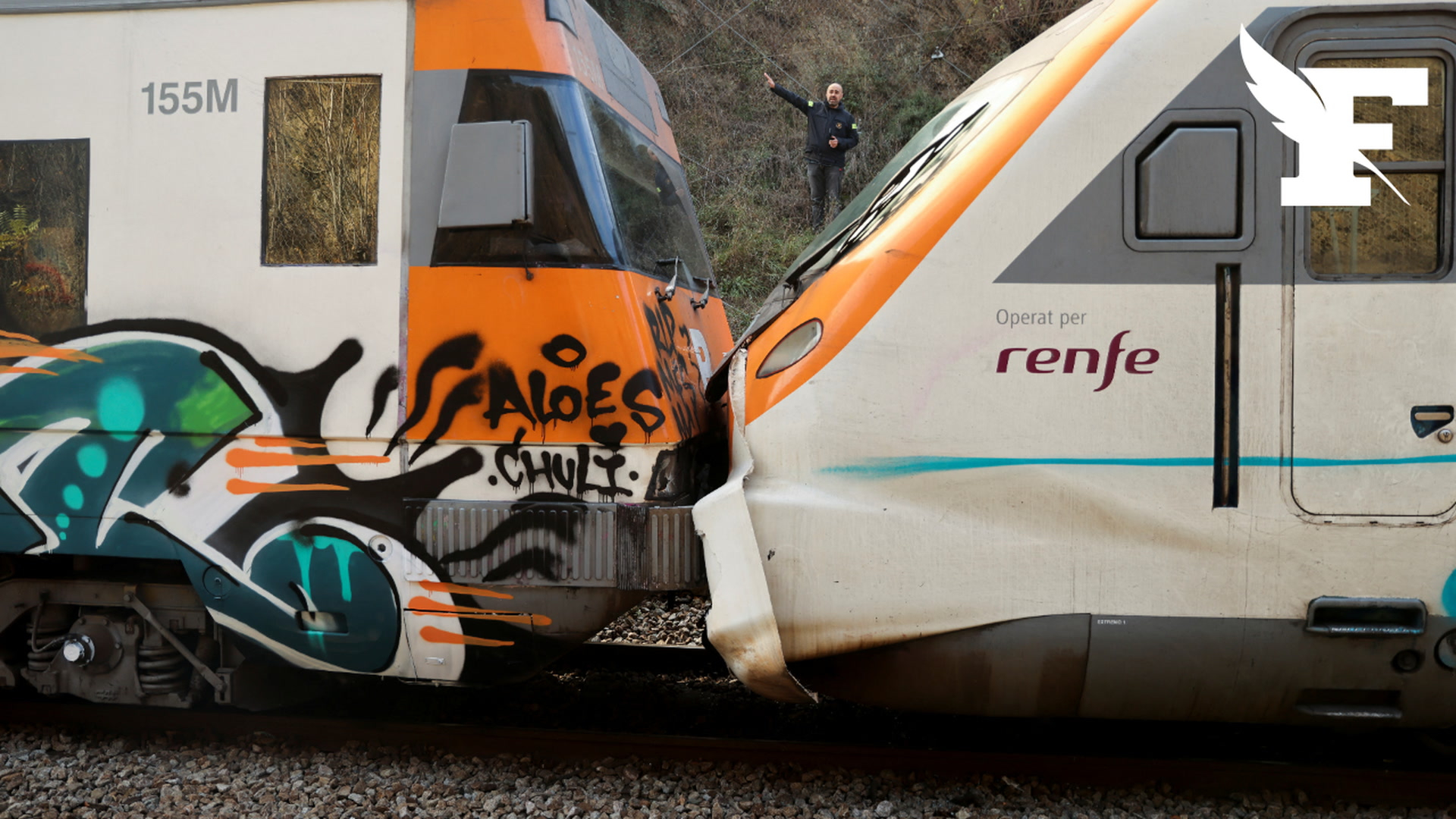 Espagne: plus de 150 personnes légèrement blessées dans un accident ferroviaire
