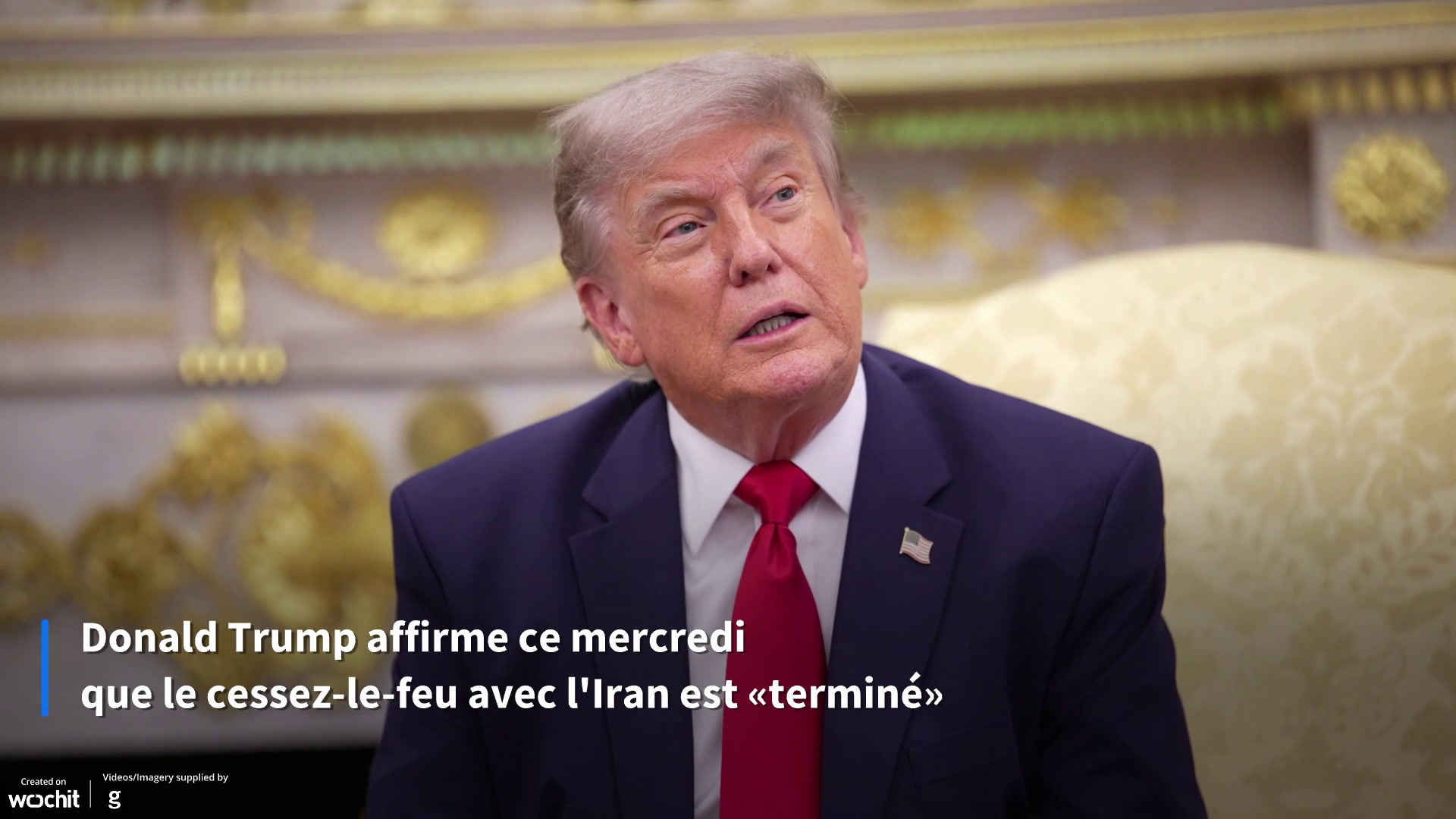 Donald Trump affirme que le cessez-le-feu avec l'Iran est «terminé»