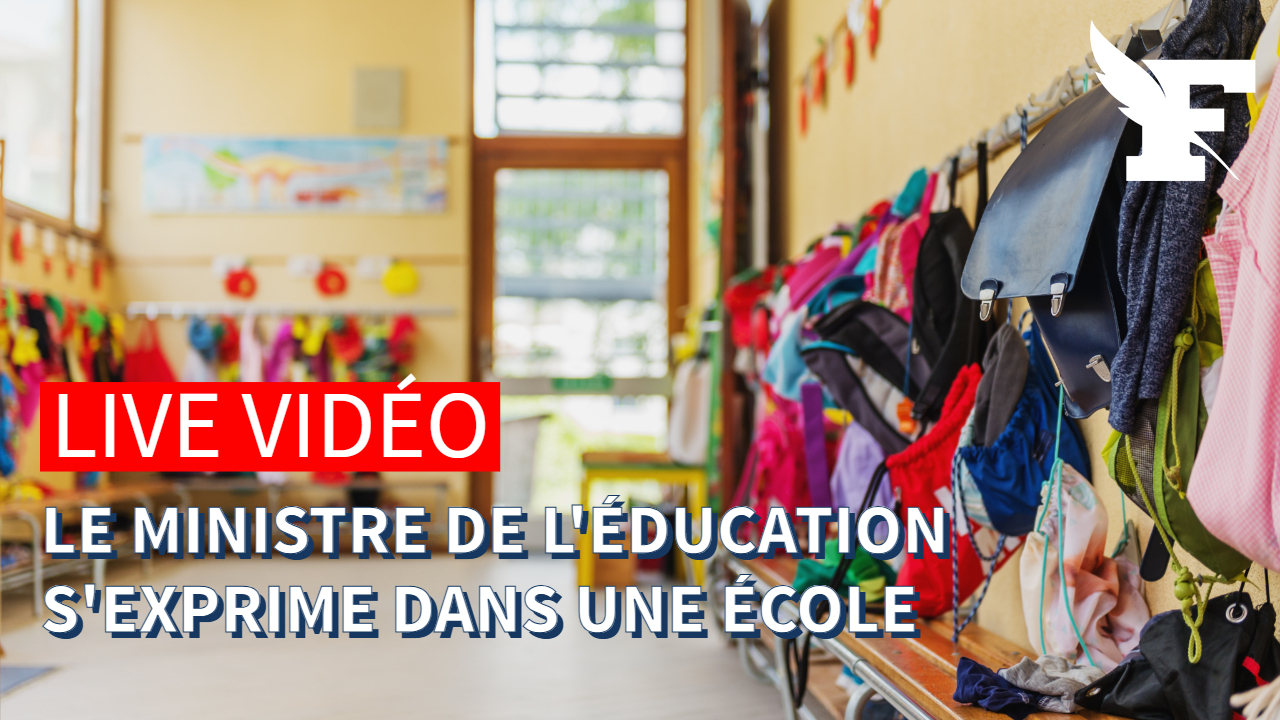 Vague de chaleur: suivez en direct la prise de parole du ministre de l’Éducation dans une école mate