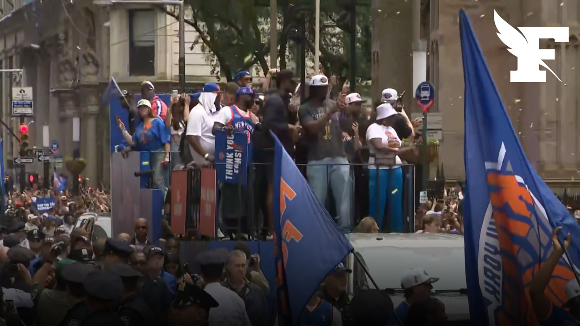 Basket: les images de la parade des Knicks après leur victoire historique en NBA