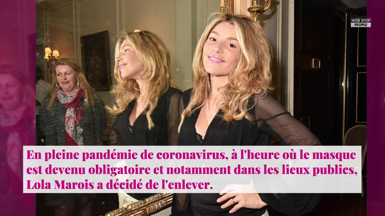 Non Stop People - Lola Marois sans masque dans le train, son cliché choc