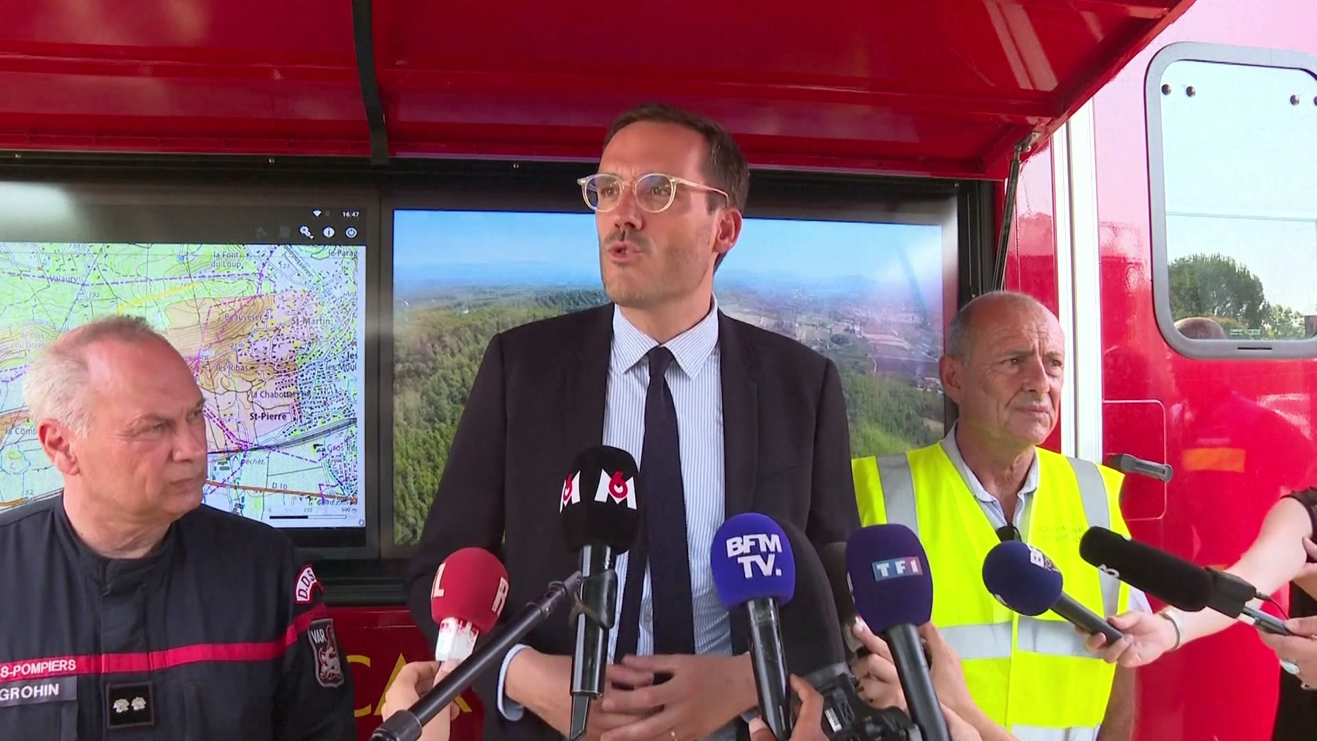 Incendies dans le VAR : «c'est un feu qui nous a marqué par sa violence» annonce Simon Babre, préfet du VAR