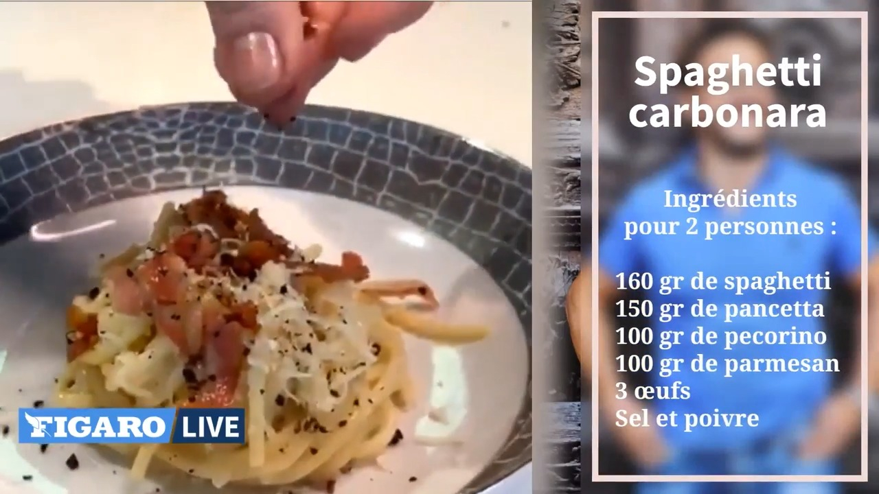 Spaghetti Carbonara: chef Simone Zanoni's easy recipe