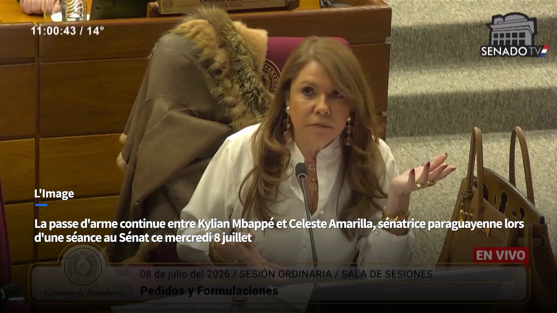 «Ce fils de p***» : le nouveau dérapage de la sénatrice paraguayenne envers Kylian Mbappé